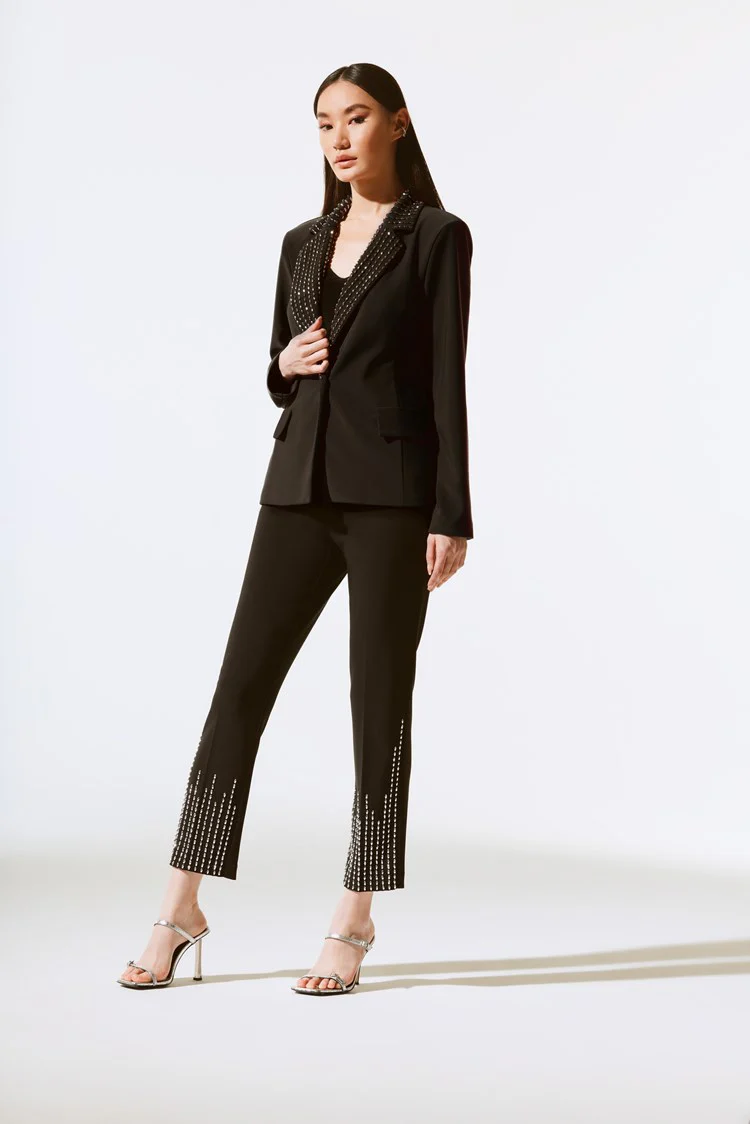 243731 Joseph ribkoff fitted  embellished blazer - Image 7