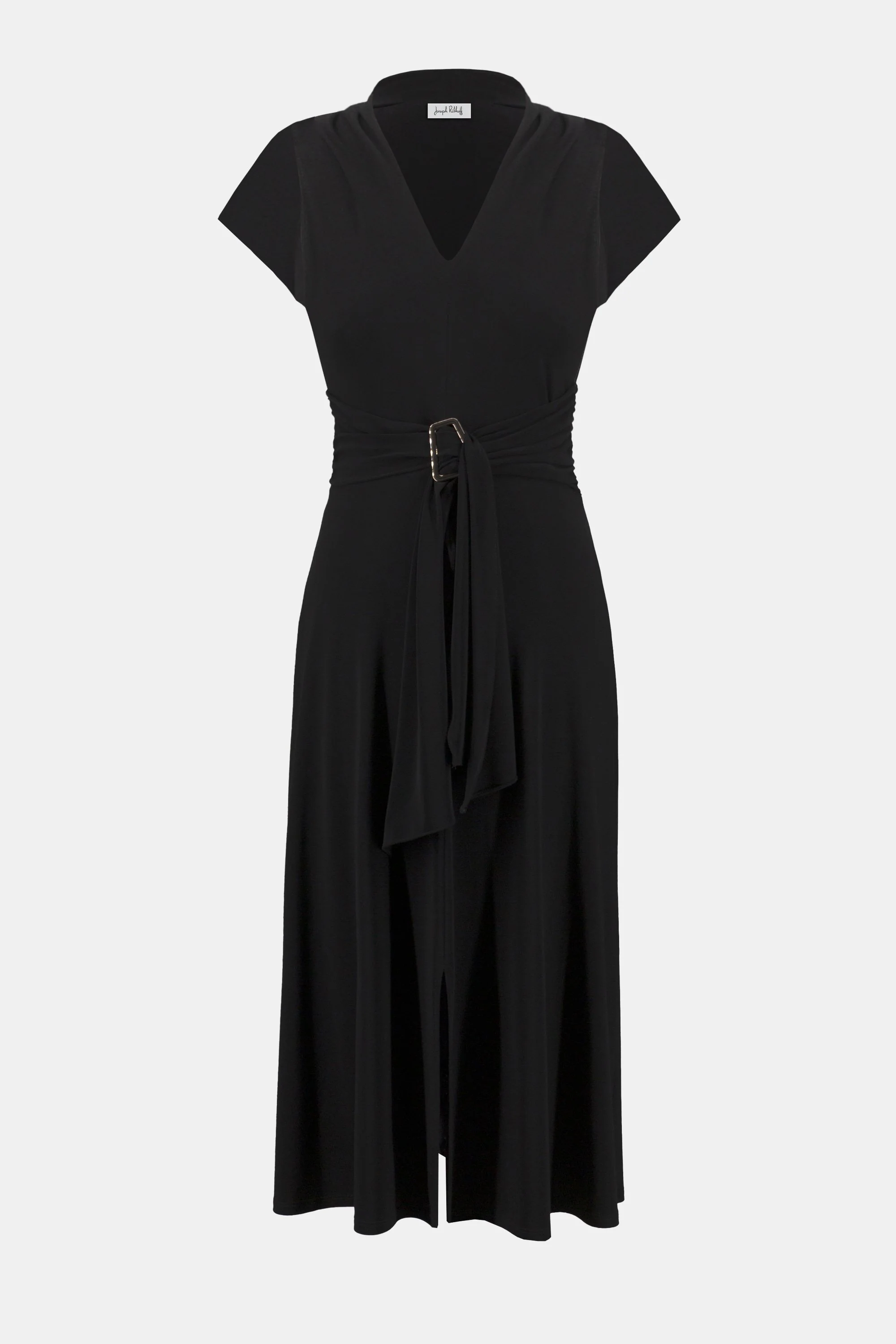 252091x Joseph Ribkoff black silky knit dress - Image 3
