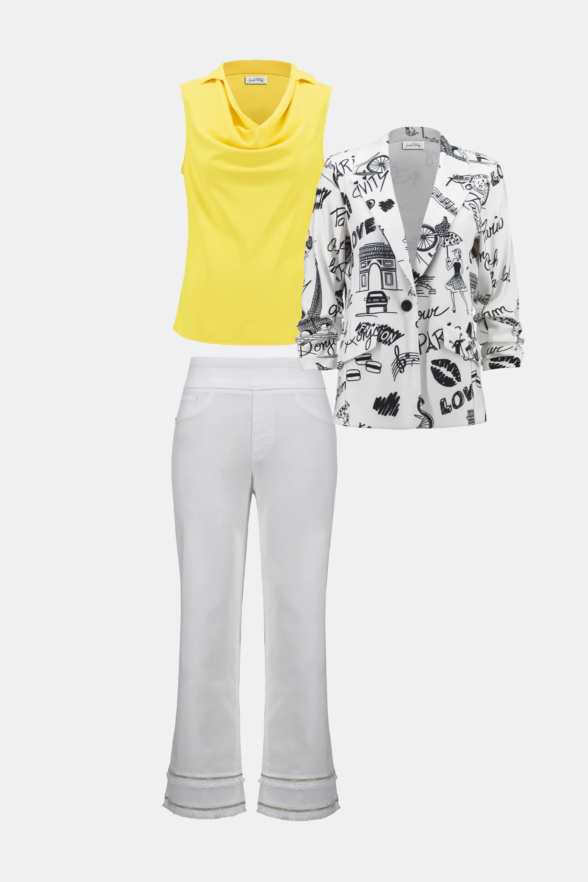 252914 Joseph Ribkoff white jeans - Image 7