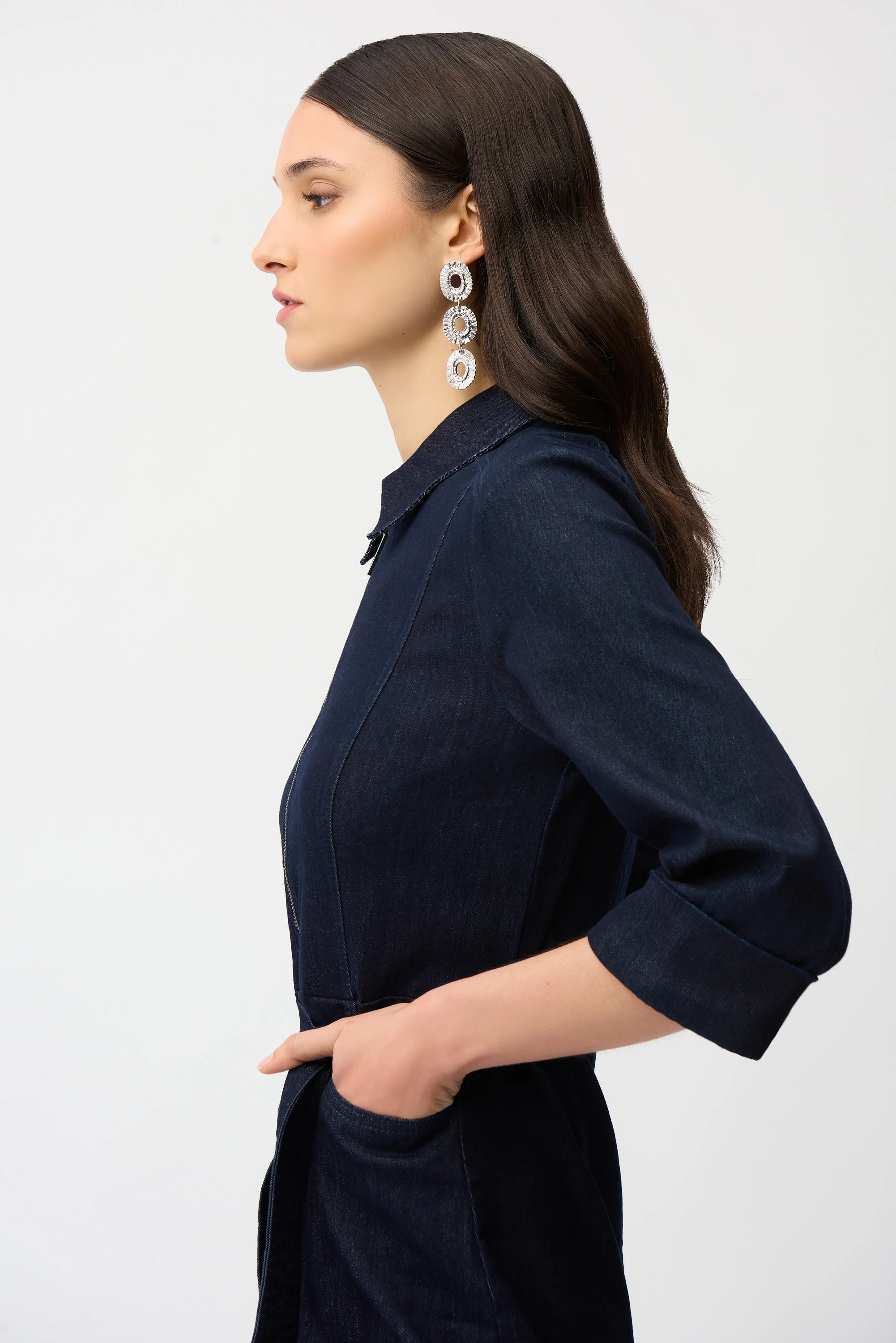 261900 Joseph Ribkoff denim dress - Image 3