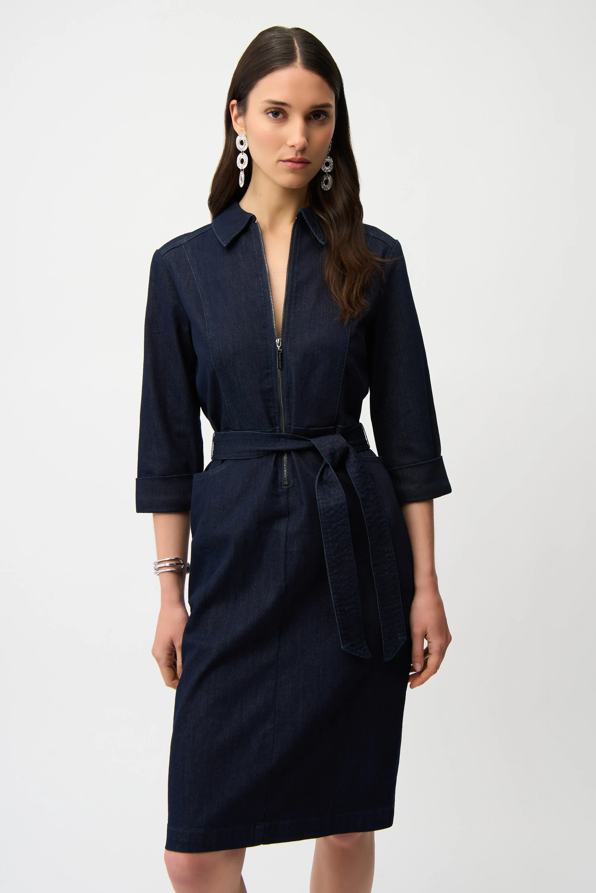 261900 Joseph Ribkoff denim dress - Image 6