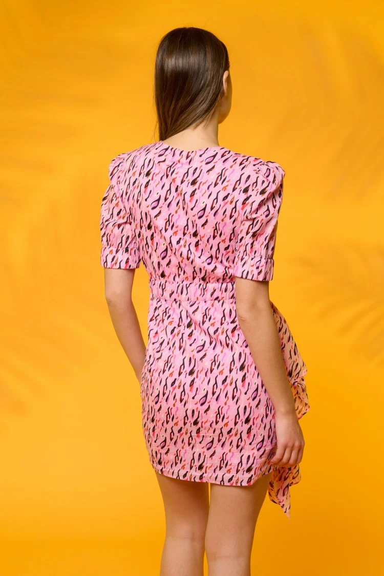 Animal pink dress - Image 3