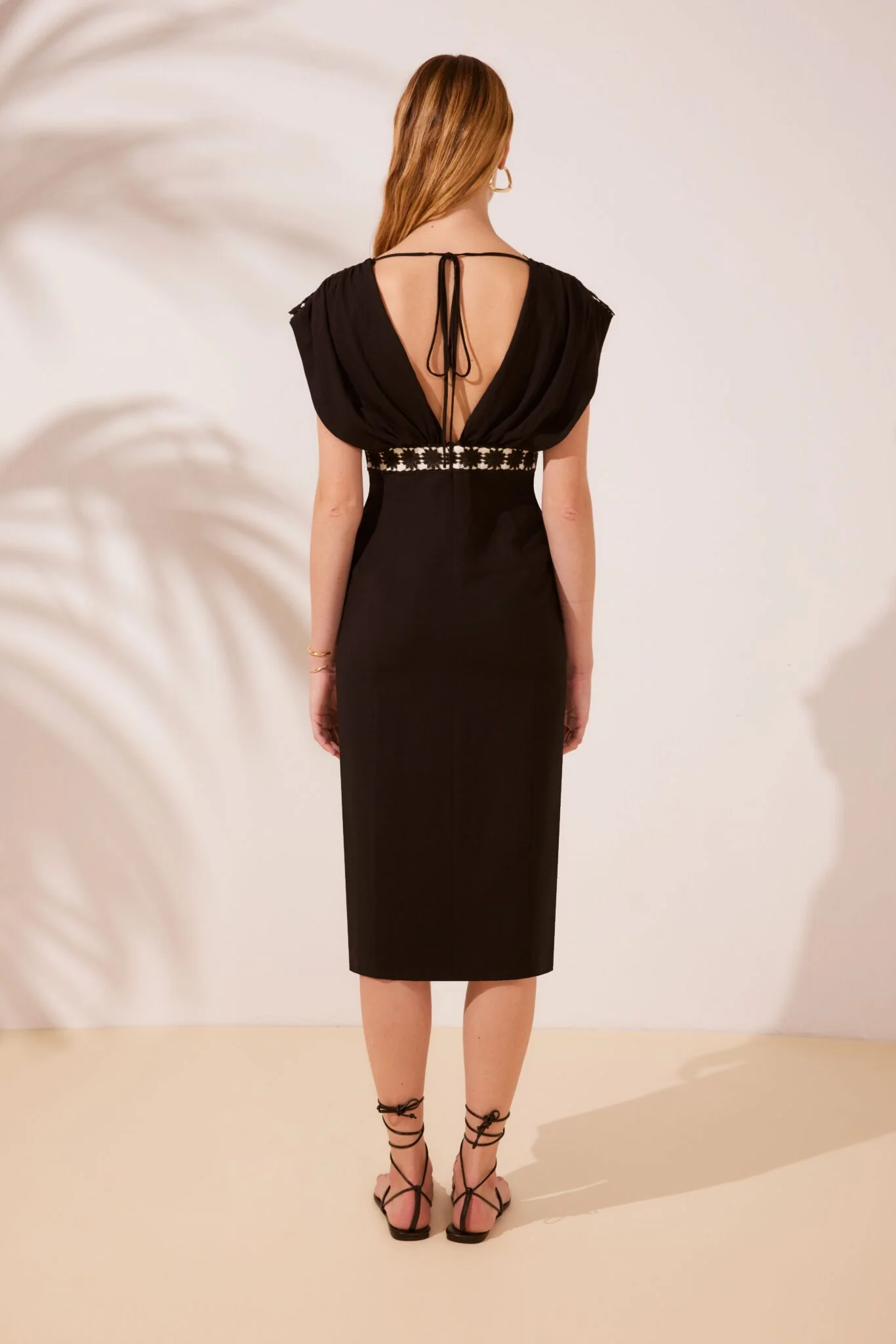 Argiddo black contrast dress - Image 3