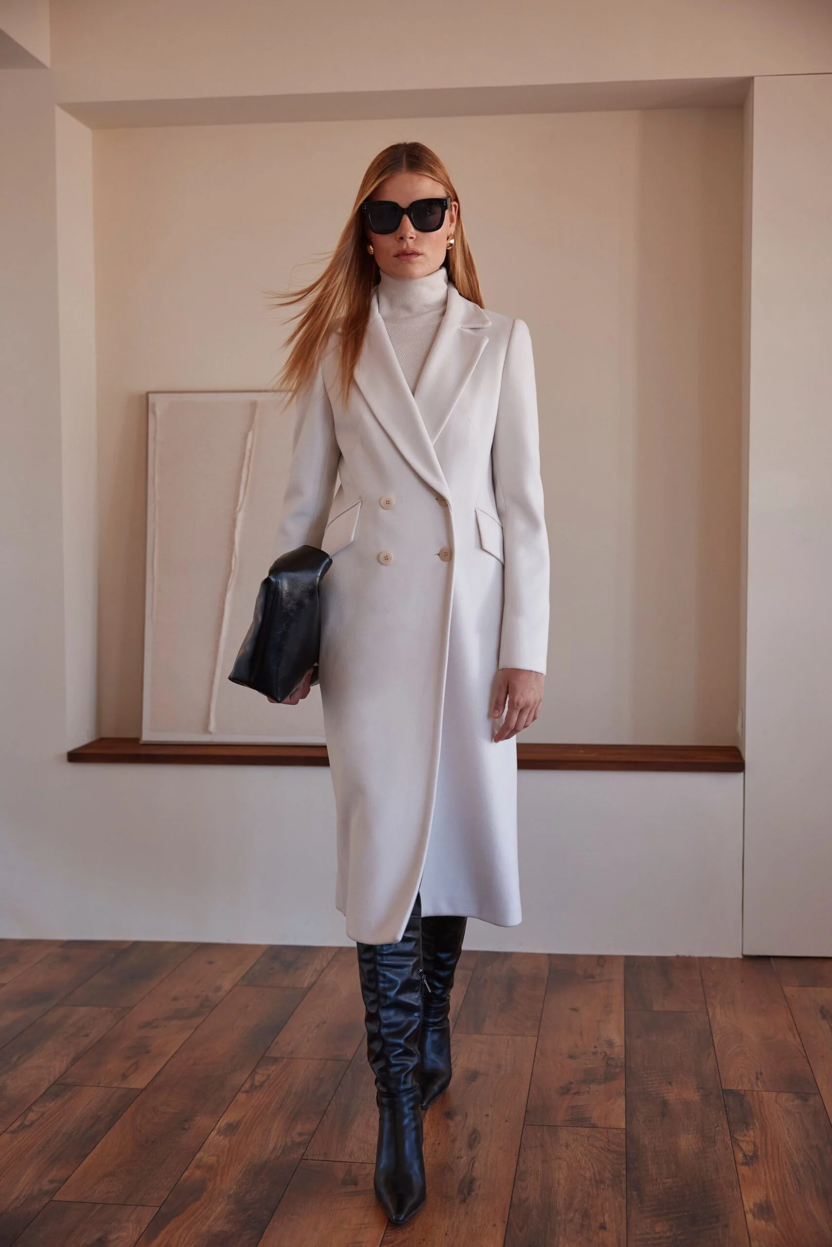 Argiddo Cream Tailored Coat - Image 4