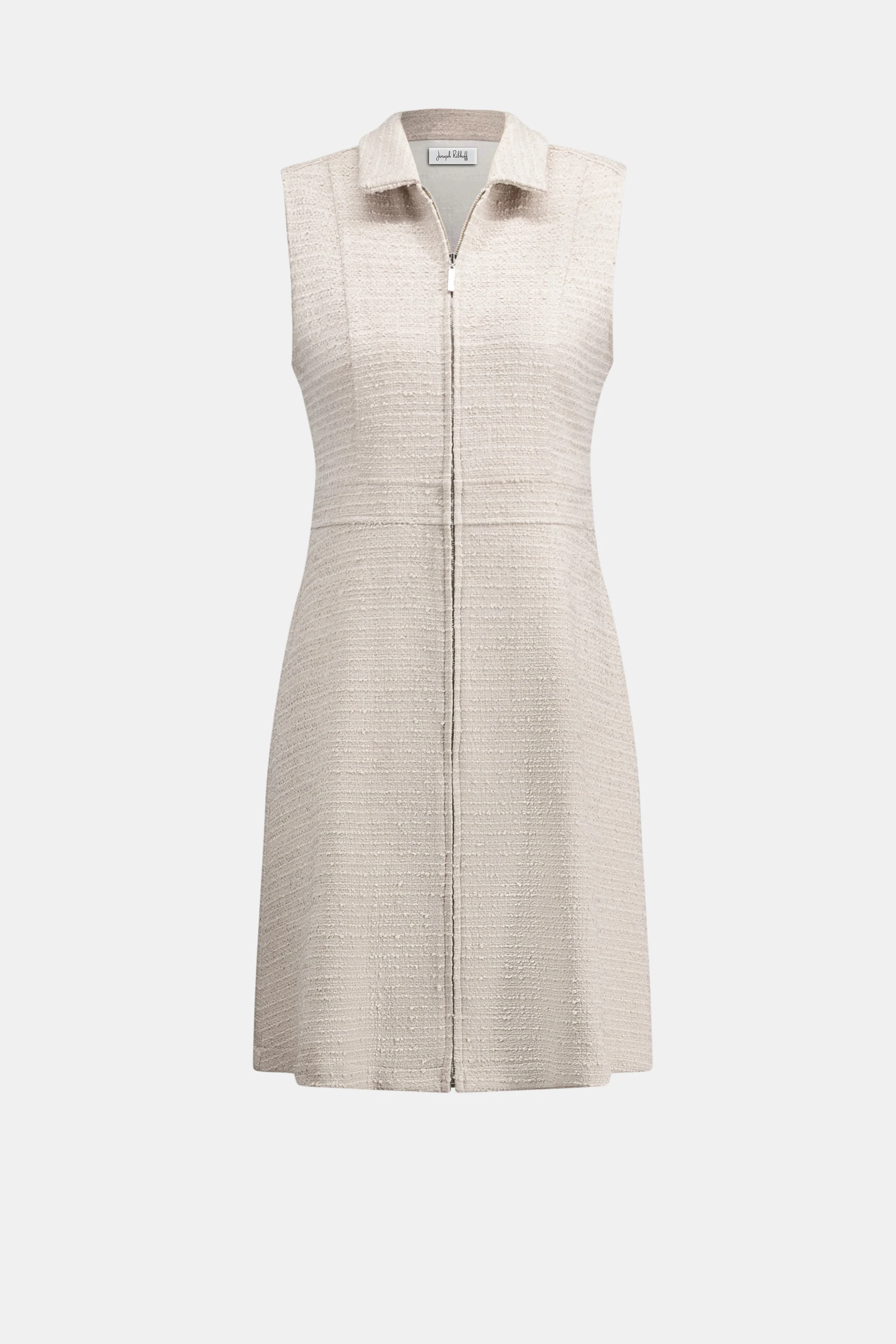 Bouclé A-Line Dress With Zipped Neckline
262221 - Image 4
