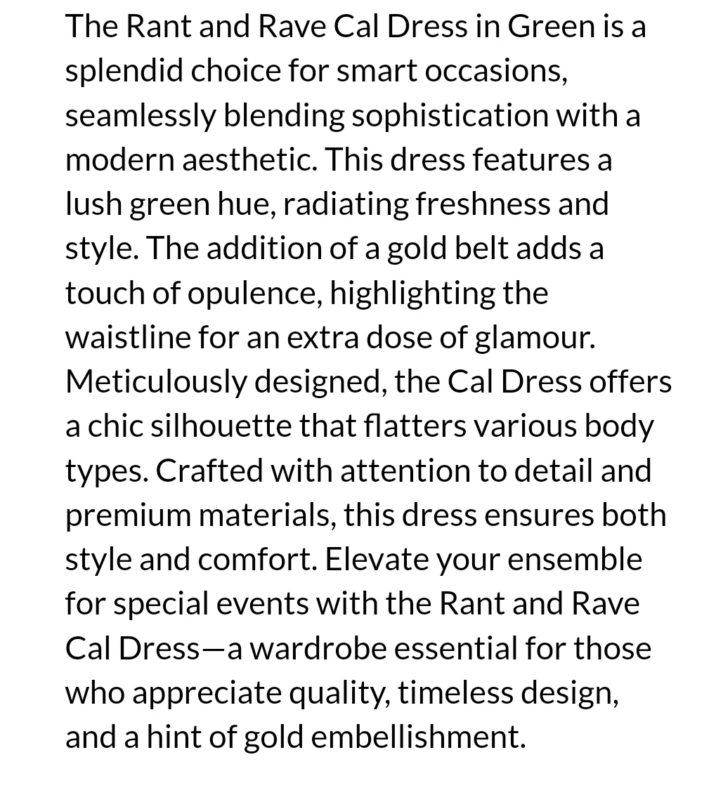 Cal green dress - Image 8