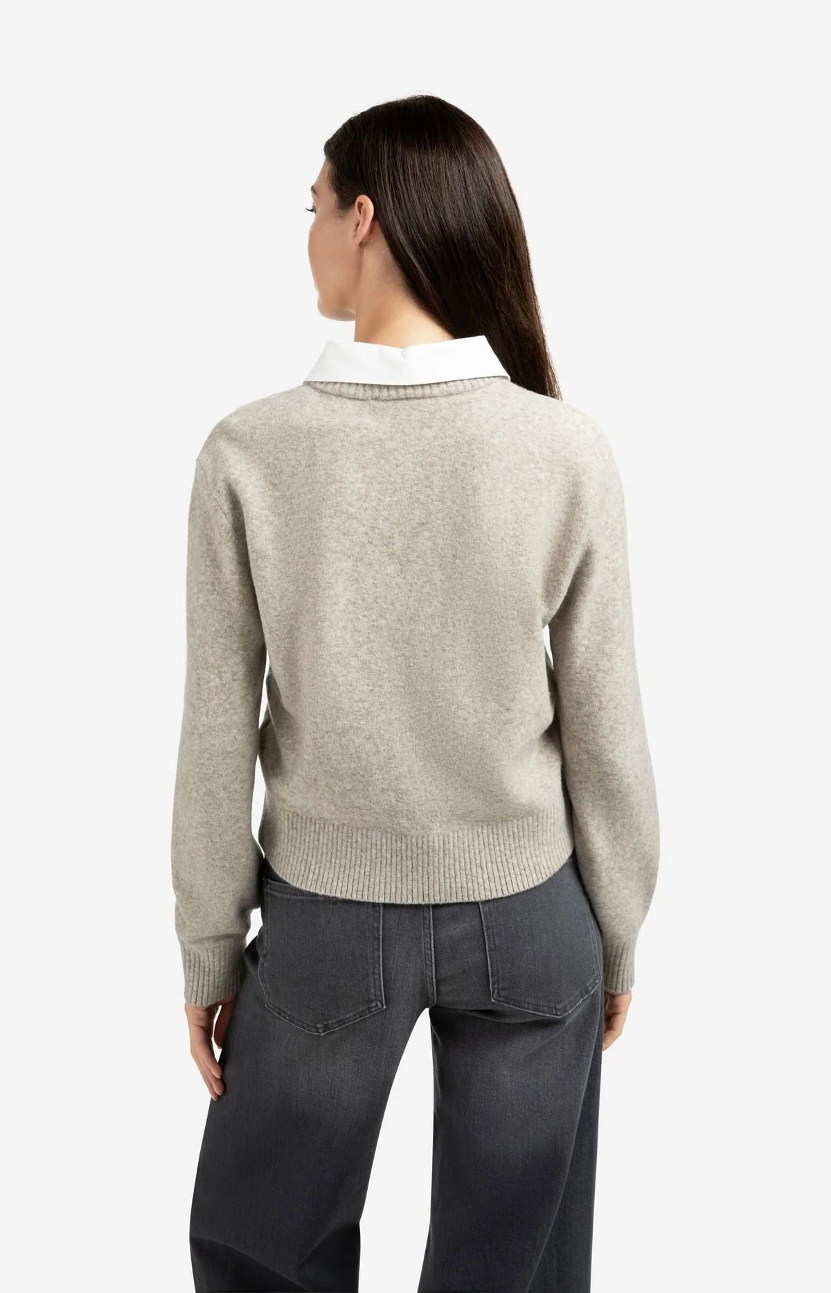 YaYa Cardigan with detachable collar and button closure - Image 3