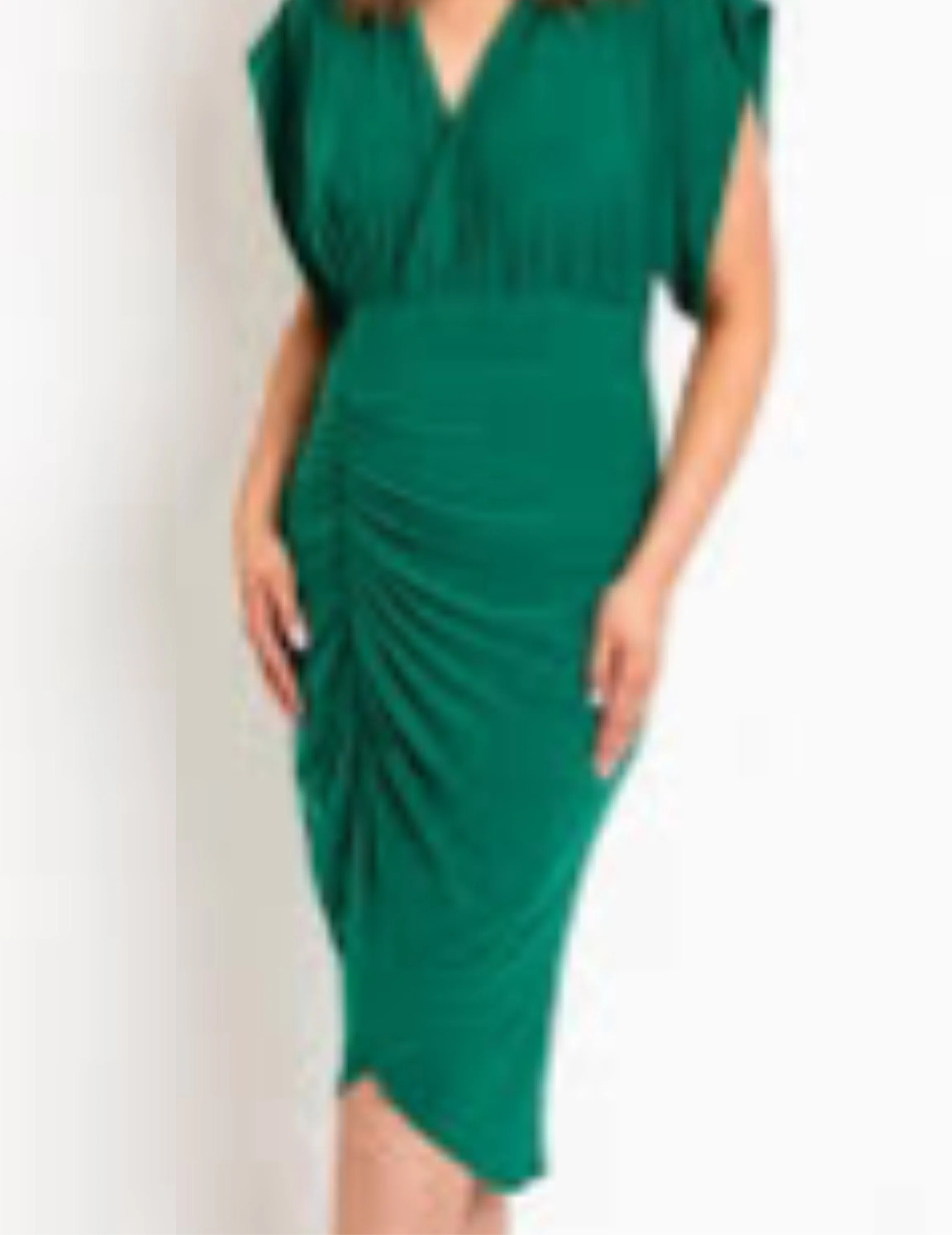 Casting green dress