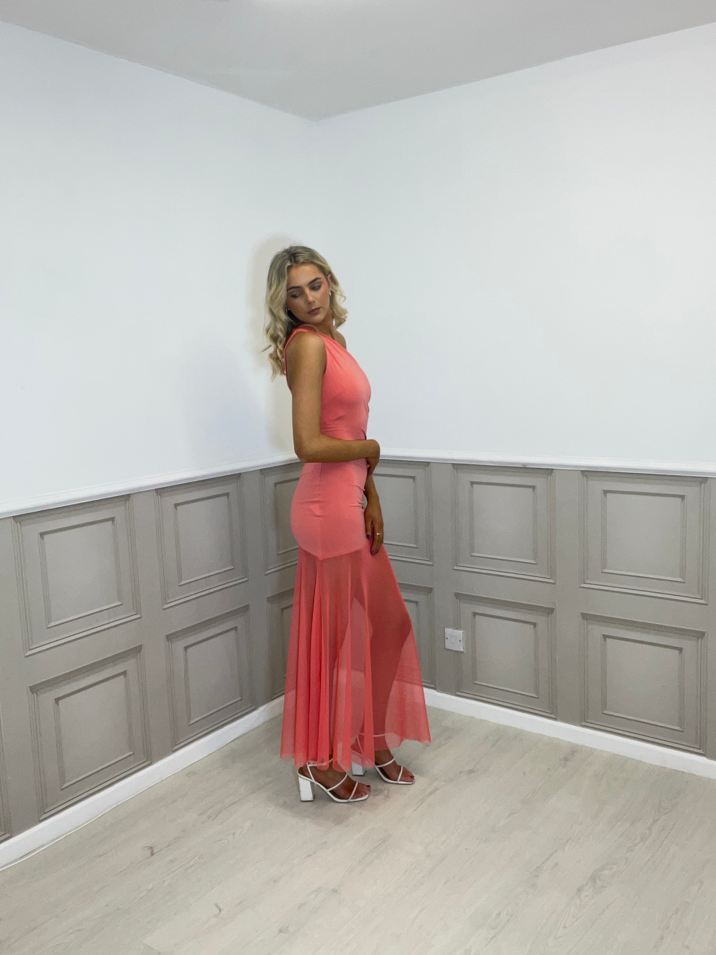 Ciara coral dress - Image 4