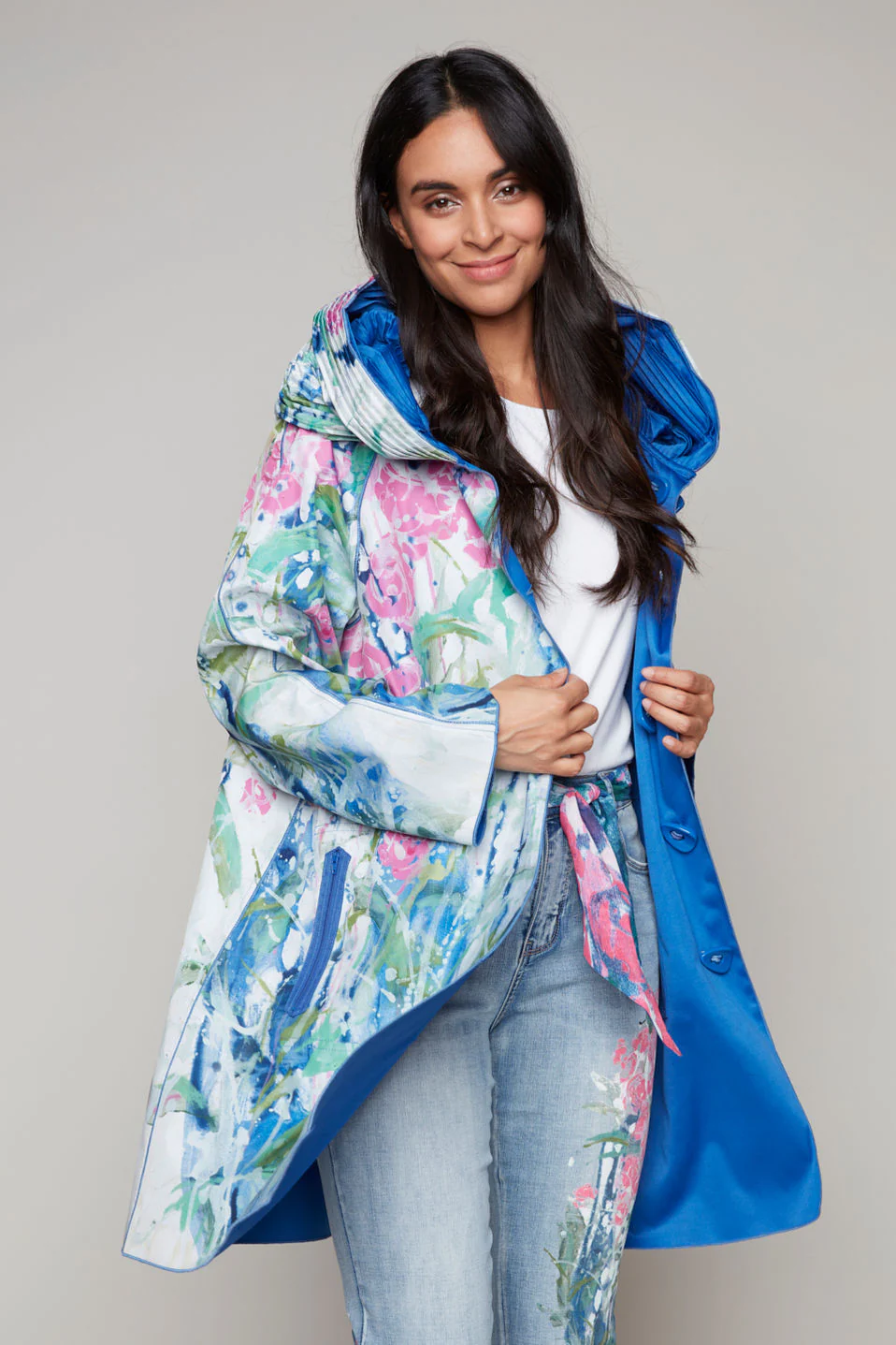 Claire Desjar Reversible print coat - Image 2