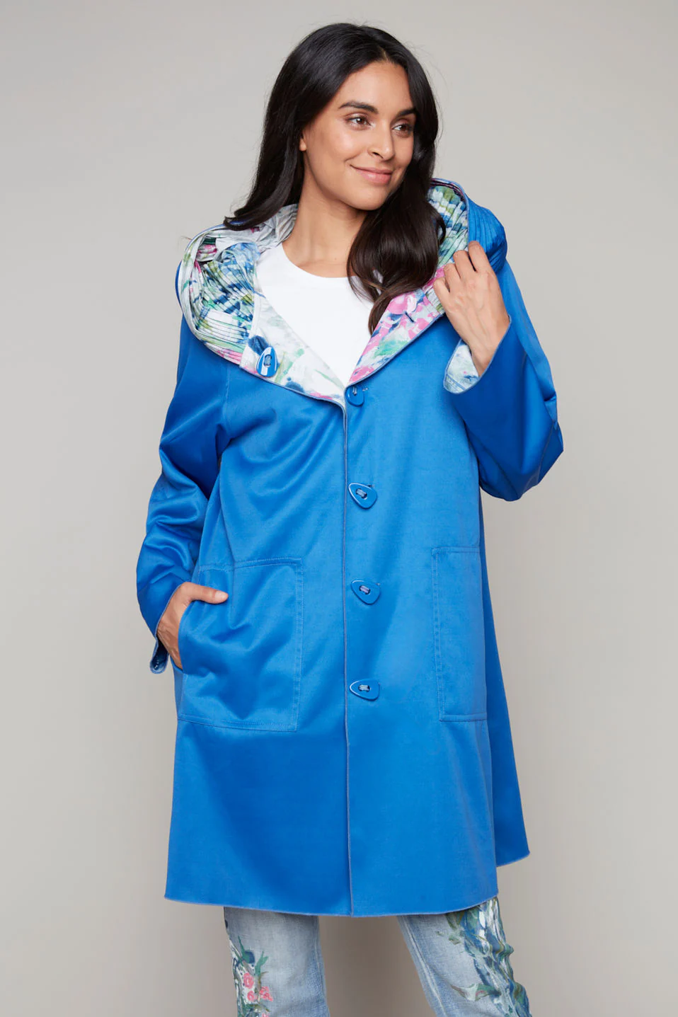Claire Desjar Reversible print coat - Image 4