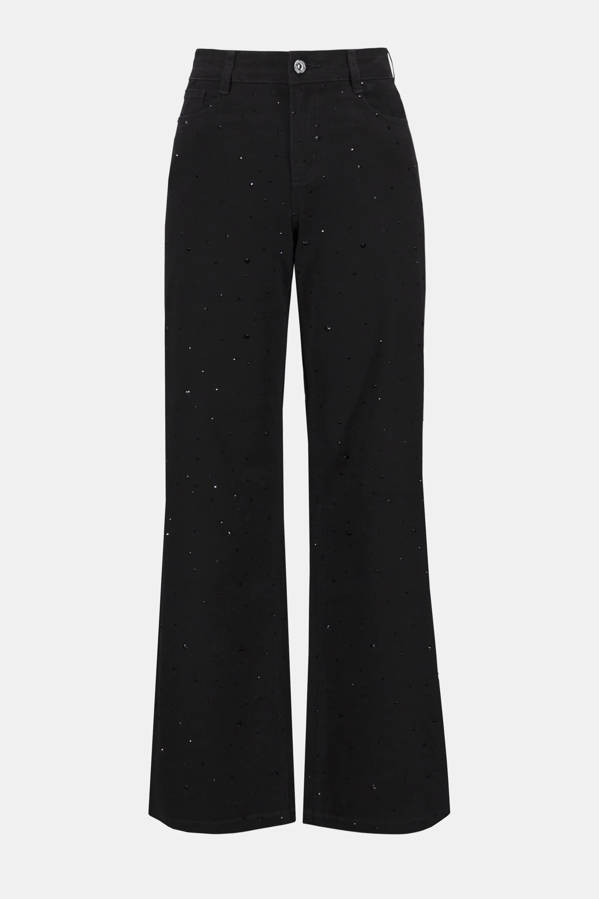 Classic Wide Leg Jeans with Rhinestones
254962 - Image 5