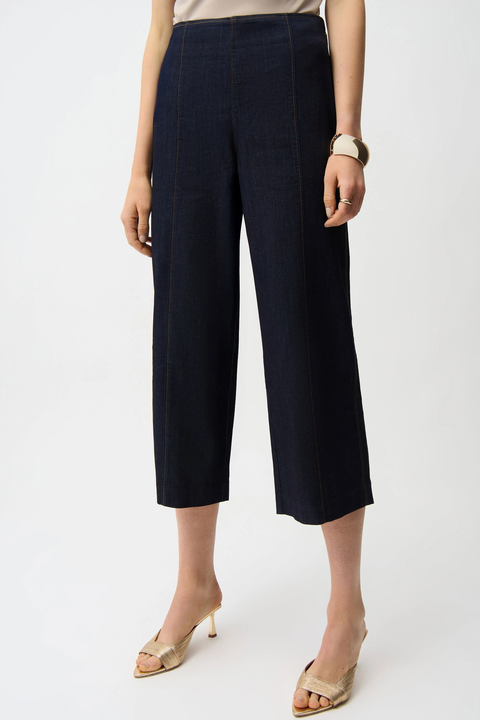 Culotte Jeans With Exposed Side Zipper
261955