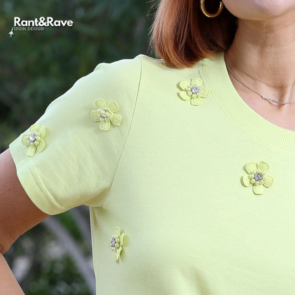 Ella tee lime - Image 3