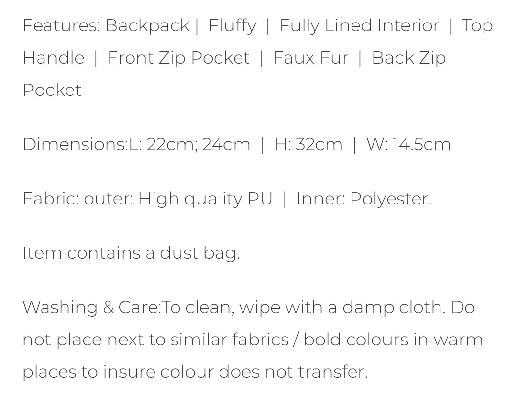 fluffy bagpack - Image 9