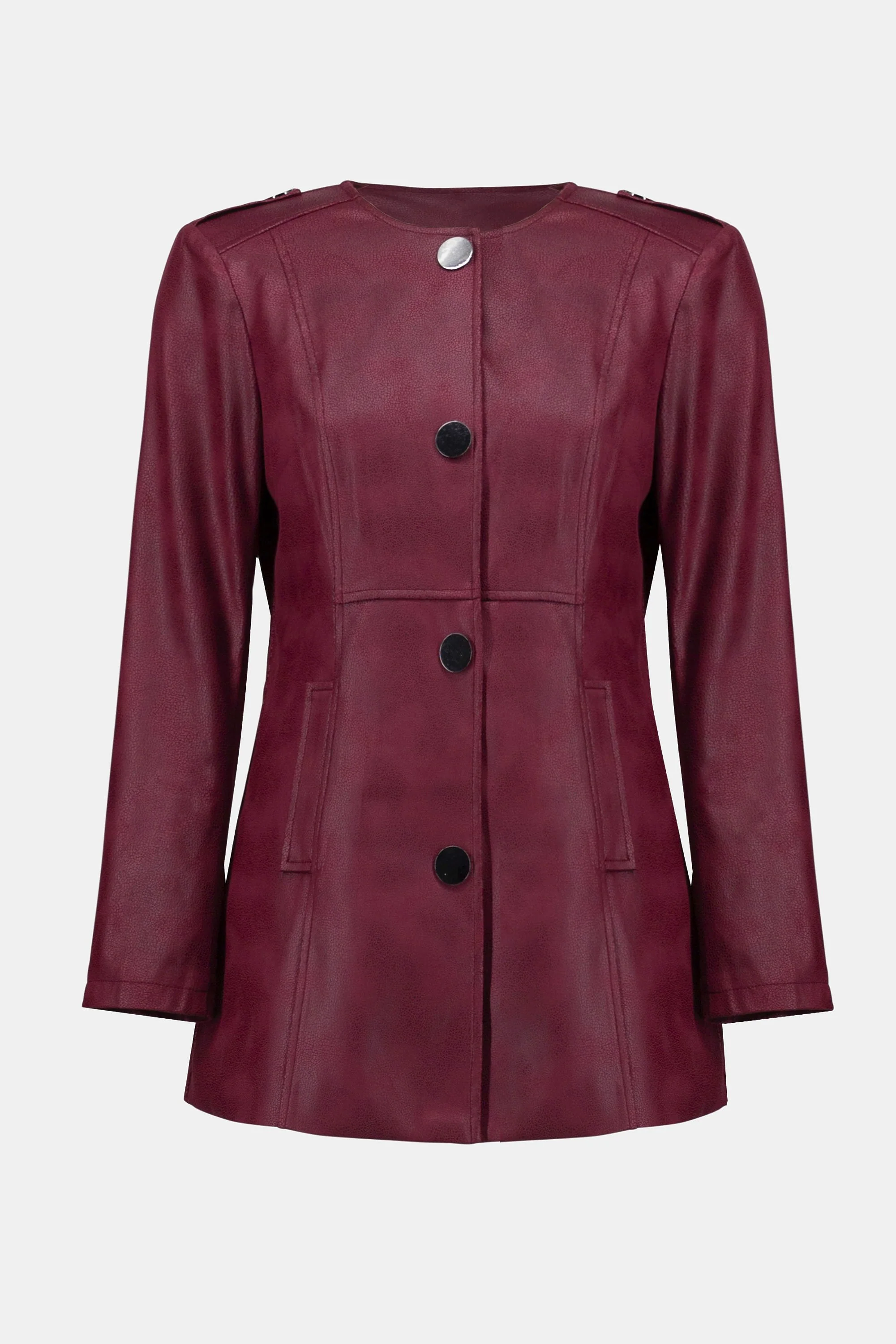 Foiled Faux Suede Fitted Jacket
253934
_ - Image 5