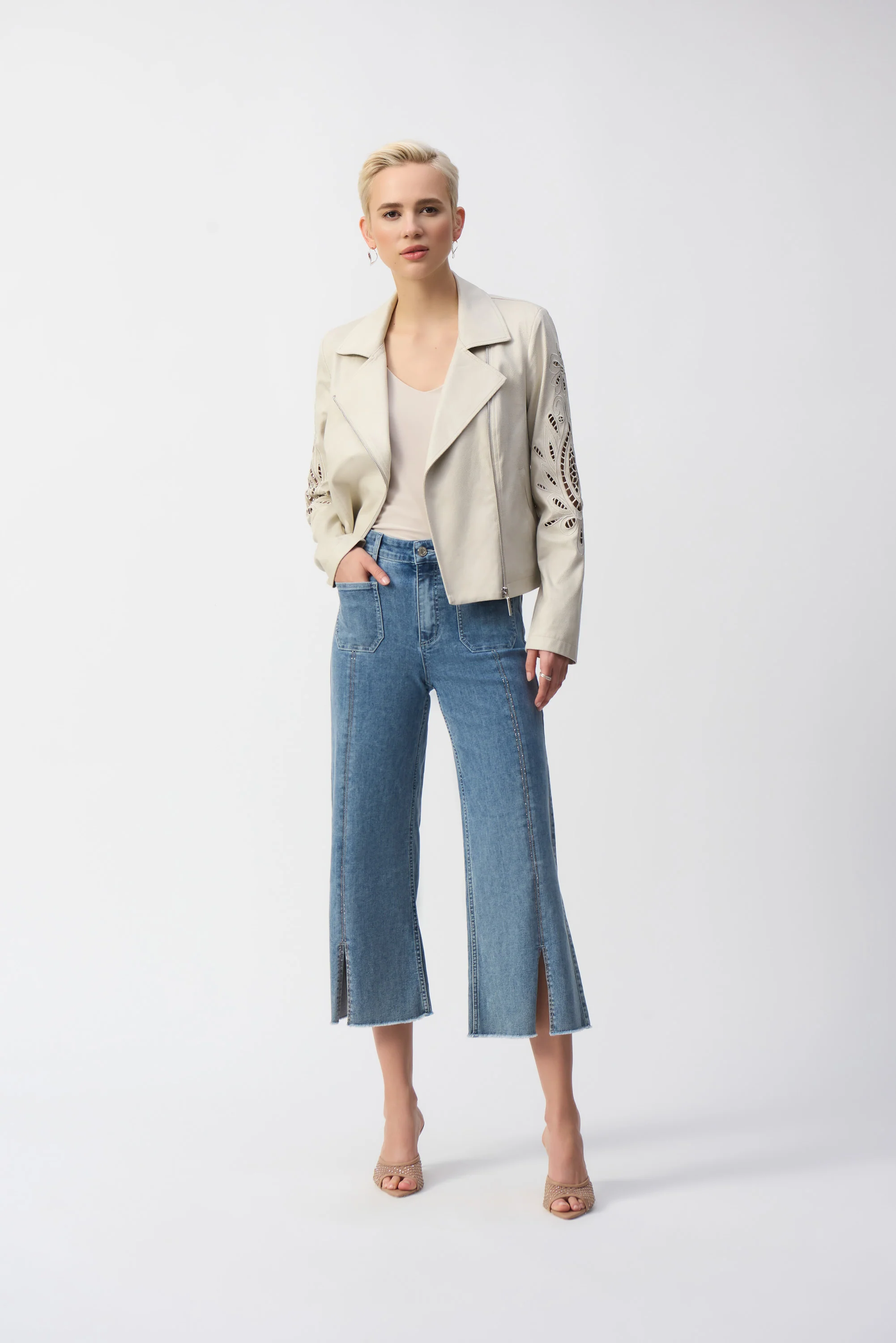Foiled Faux-Suede Moto Jacket
251936 - Image 3