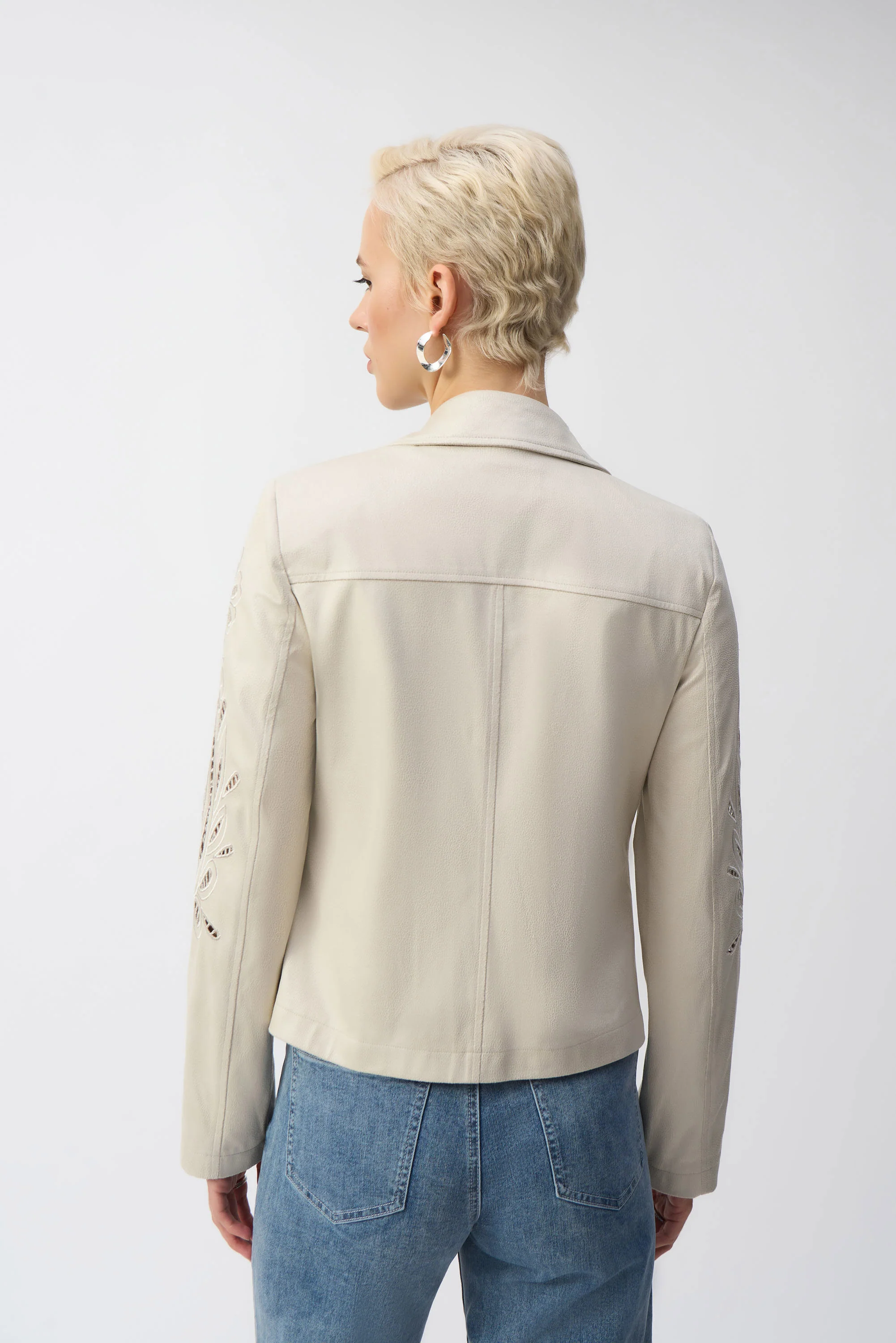 Foiled Faux-Suede Moto Jacket
251936 - Image 5