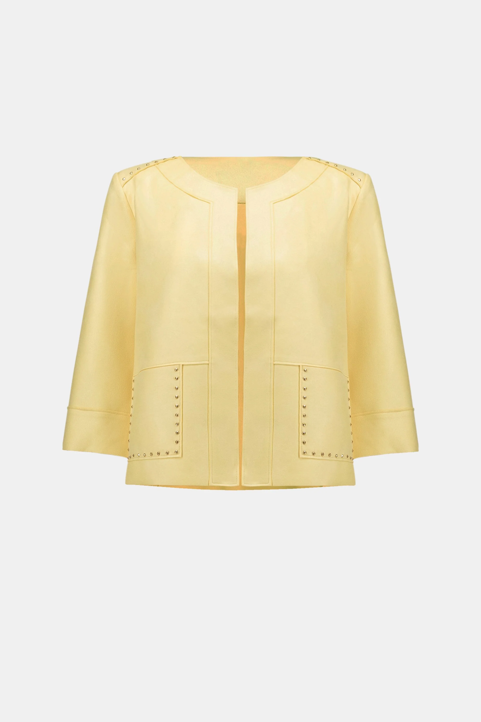 Foiled Scuba Suede Boxy Jacket With Stud Details
262905 - Image 7
