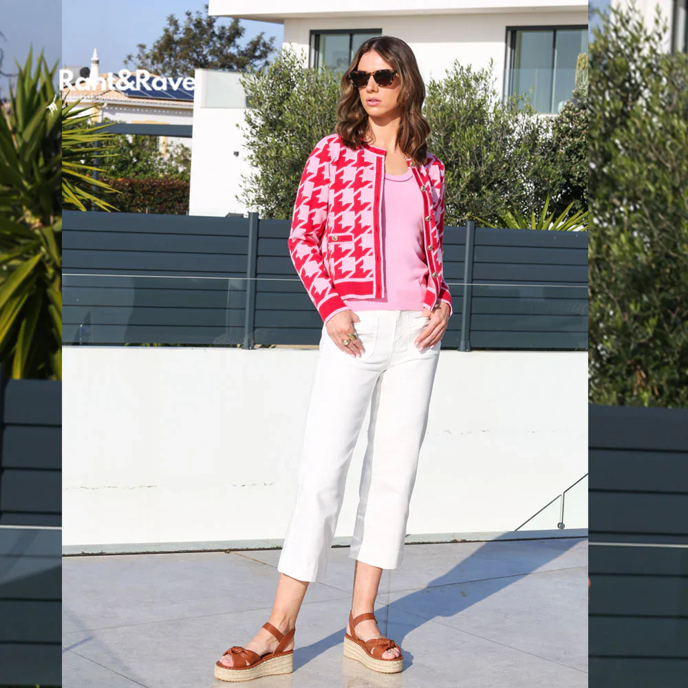 Frances Crop Jean Soft White