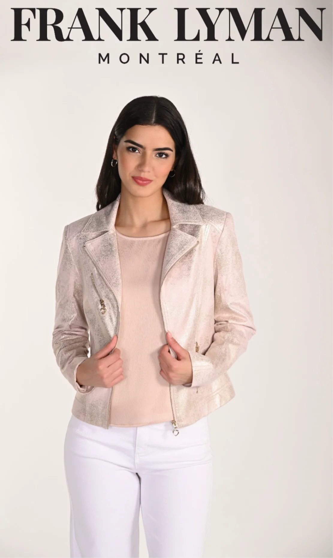 Frank Lyman Zip Front Jacket – Style 266532 - Image 4