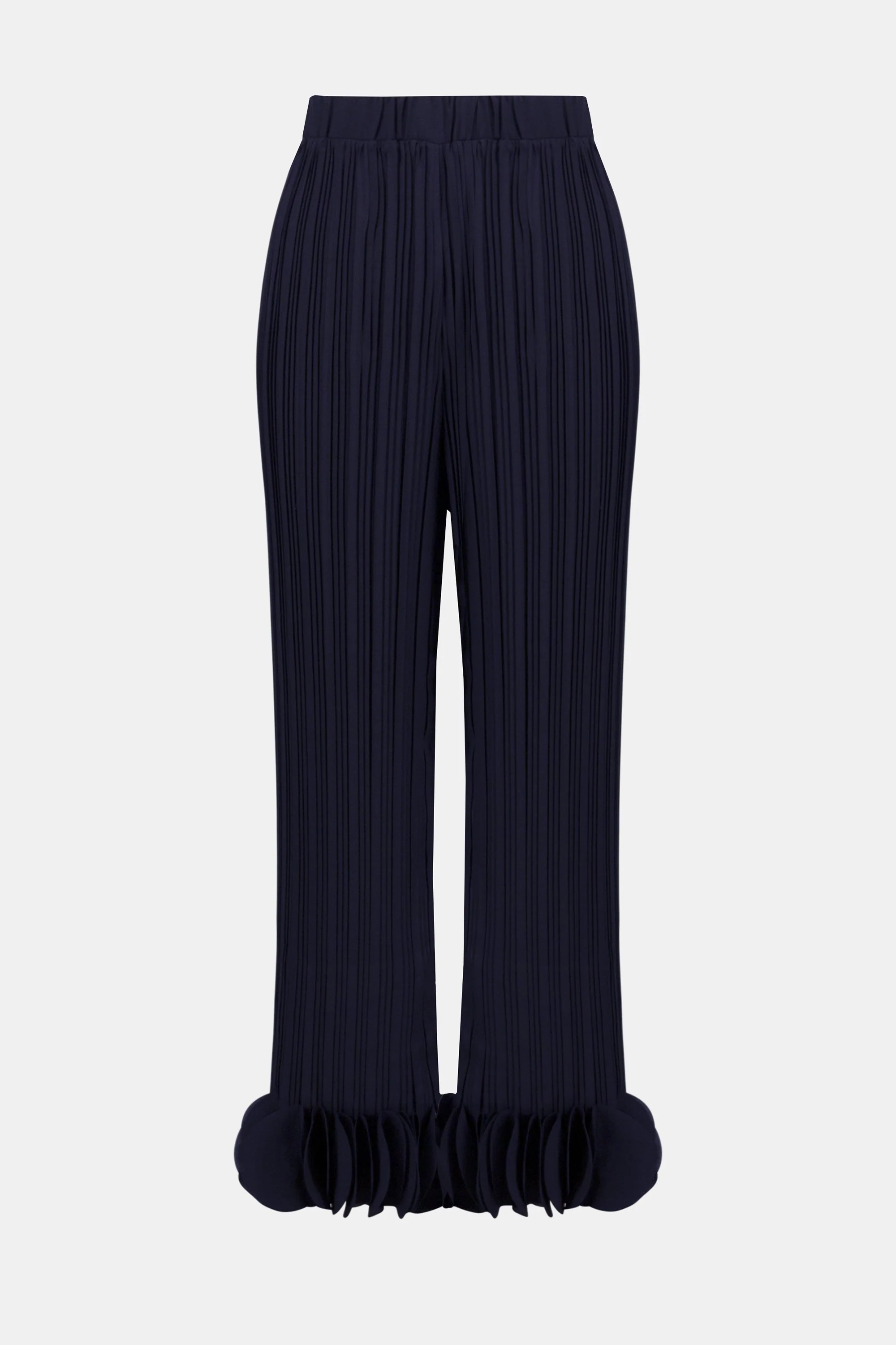Georgette Wide Leg Pleated Pants
253940S26 navy - Image 6