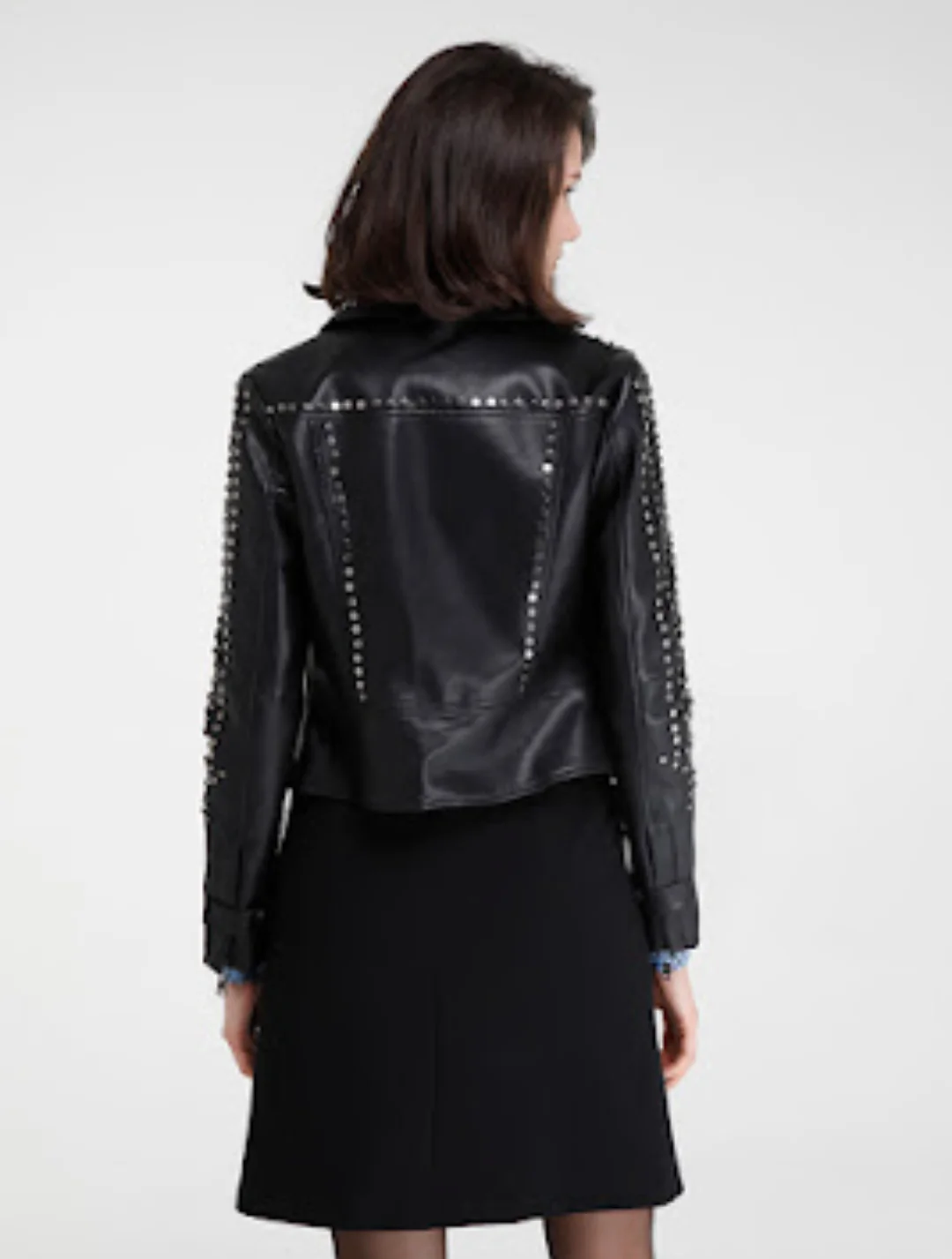 Goa Goa faux leather biker jacket - Image 5