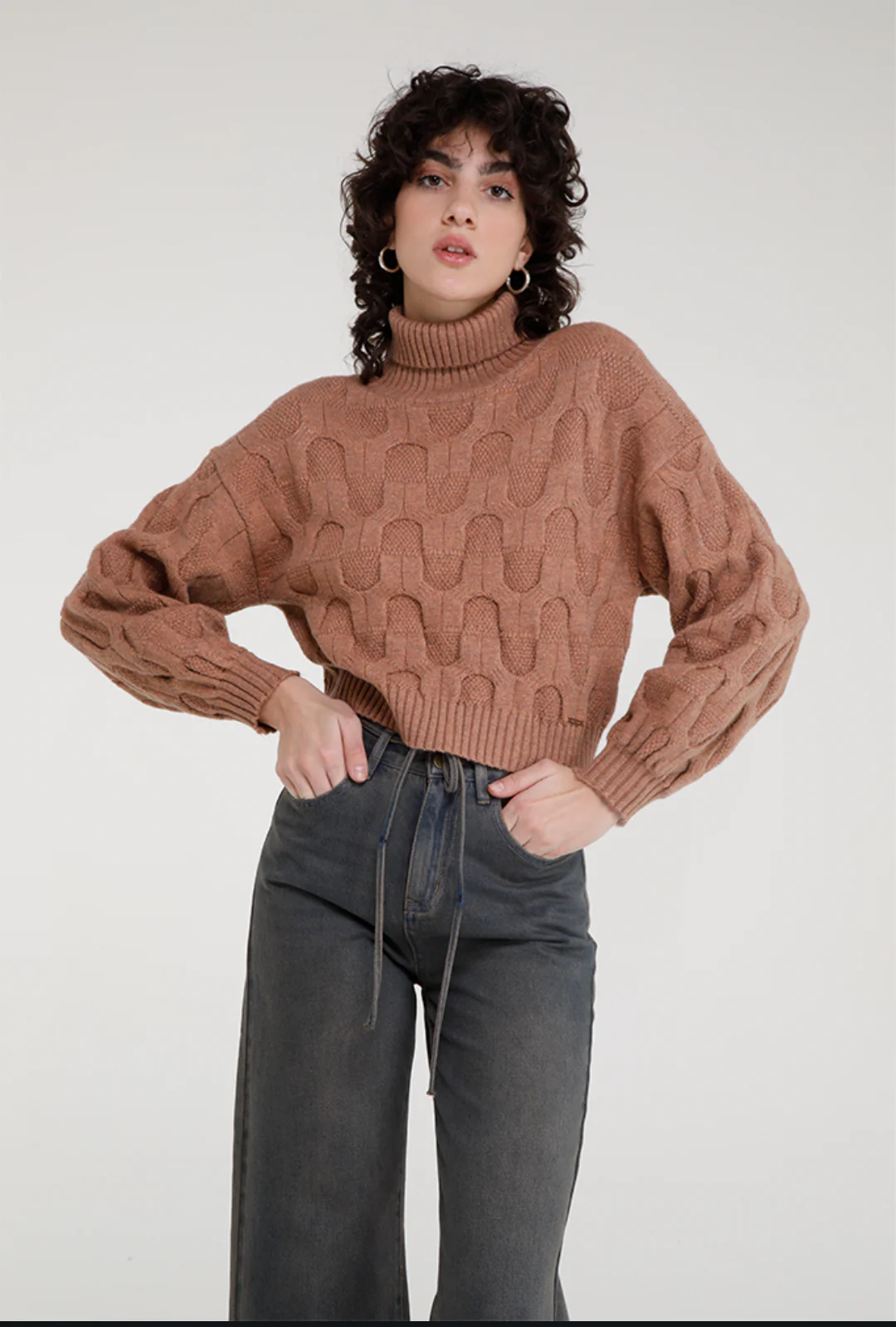 Goa Goa tan polo jumper - Image 3