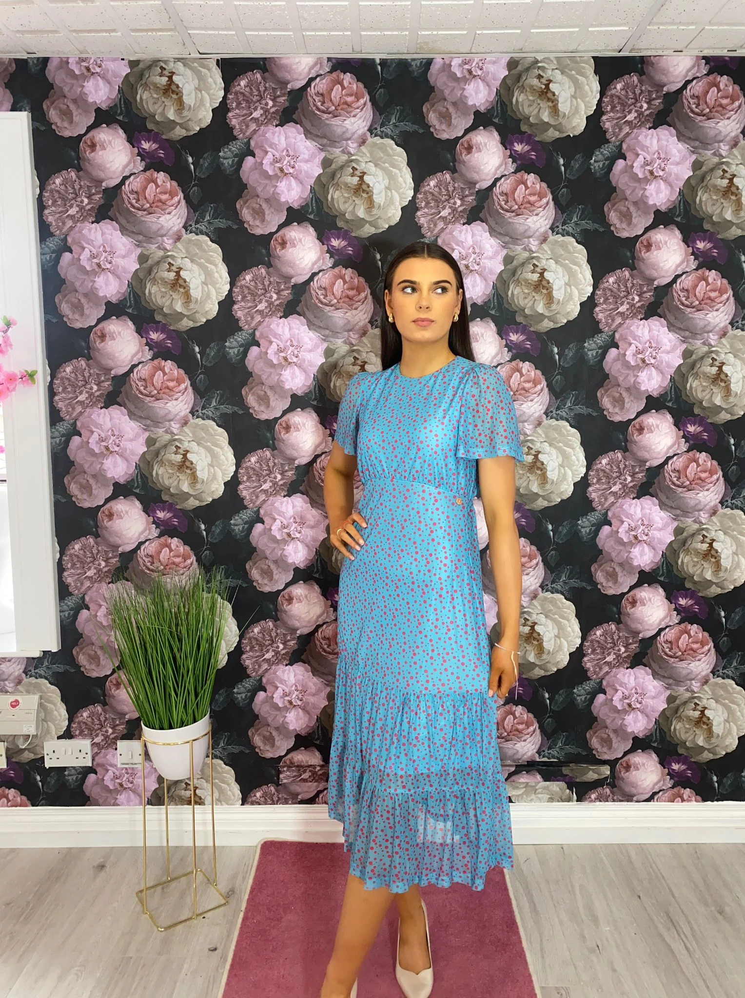 Grace aqua dress - Image 2