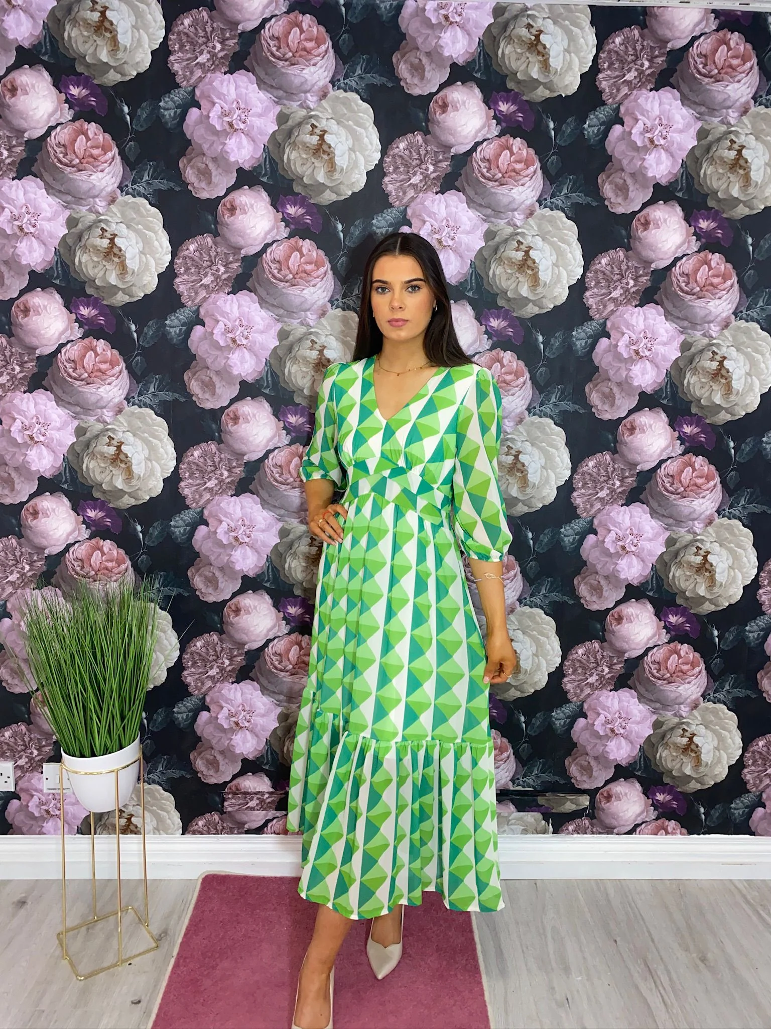 Green Annabelle dress - Image 4