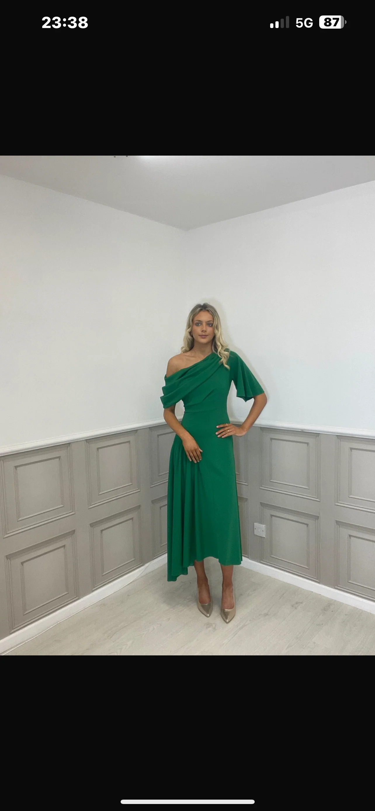 Venice Green dress - Image 3
