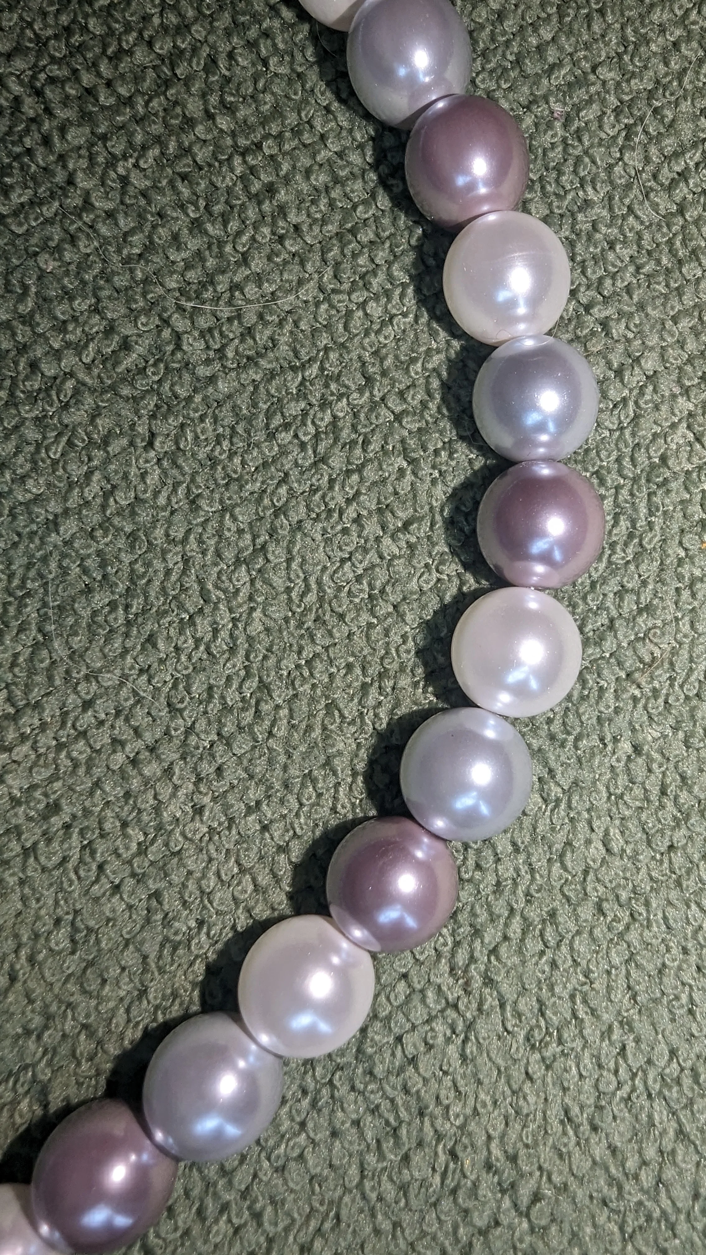 Grey mixed pearl necklace - Image 3