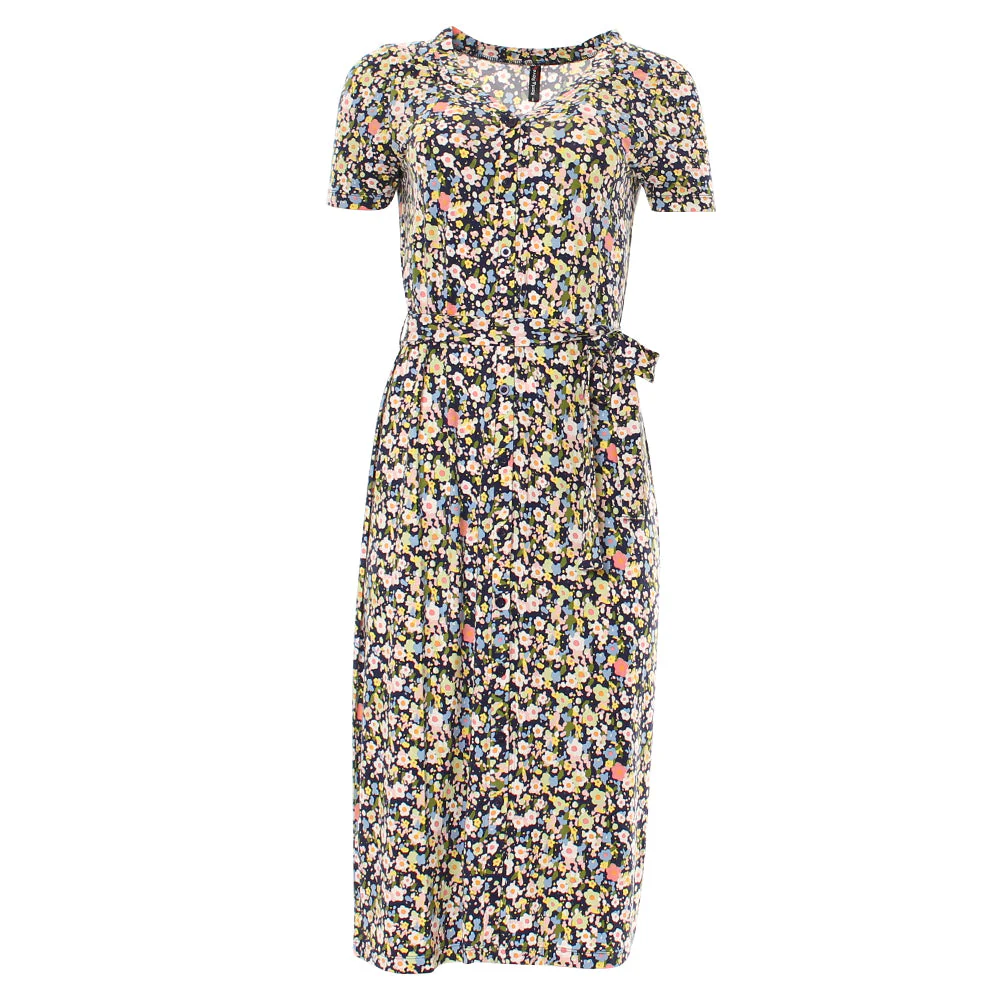 Haven  navy floral dress - Image 3