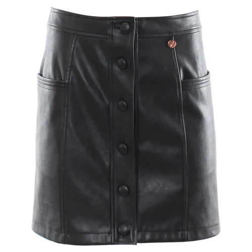 Helia black faux skirt - Image 2