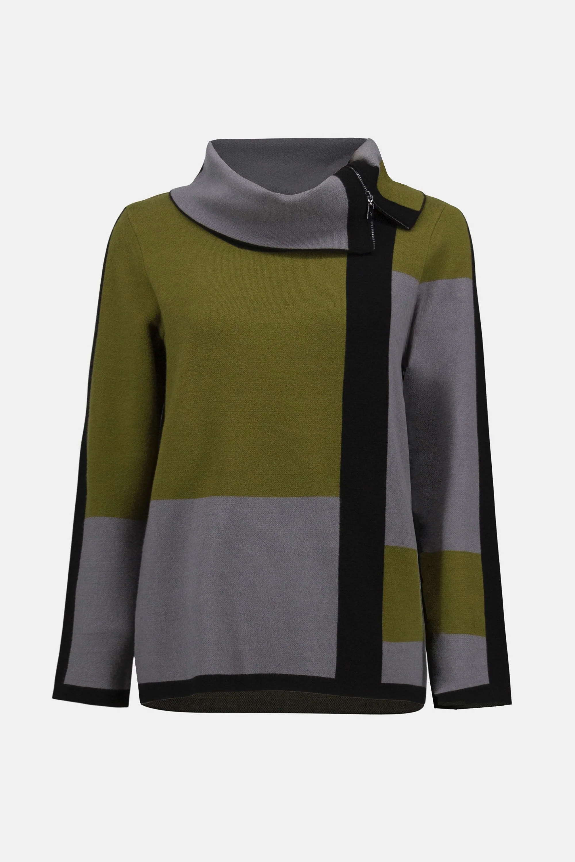 Jacquard Sweater Colour Block Pullover
253911 - Image 3