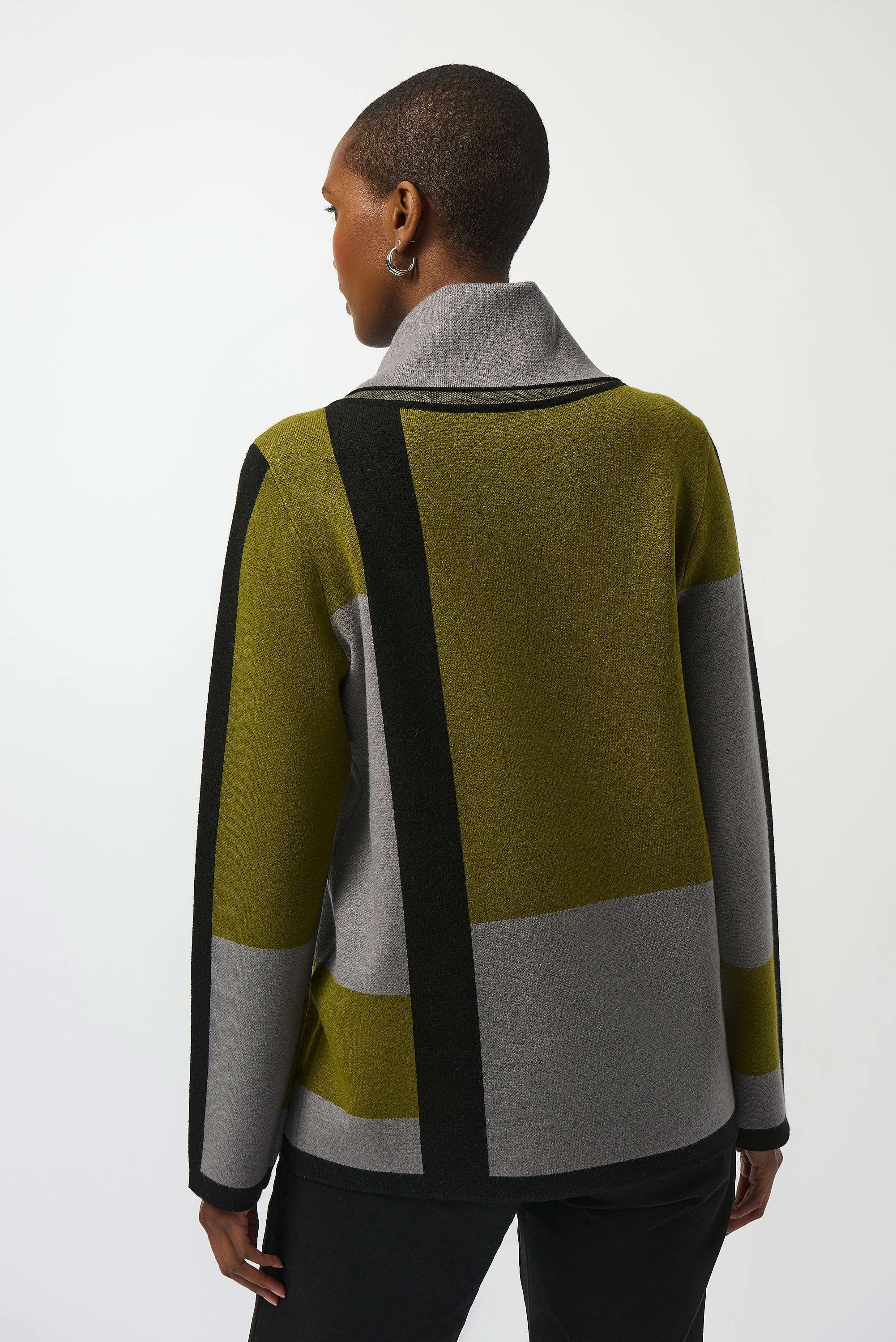 Jacquard Sweater Colour Block Pullover
253911 - Image 4