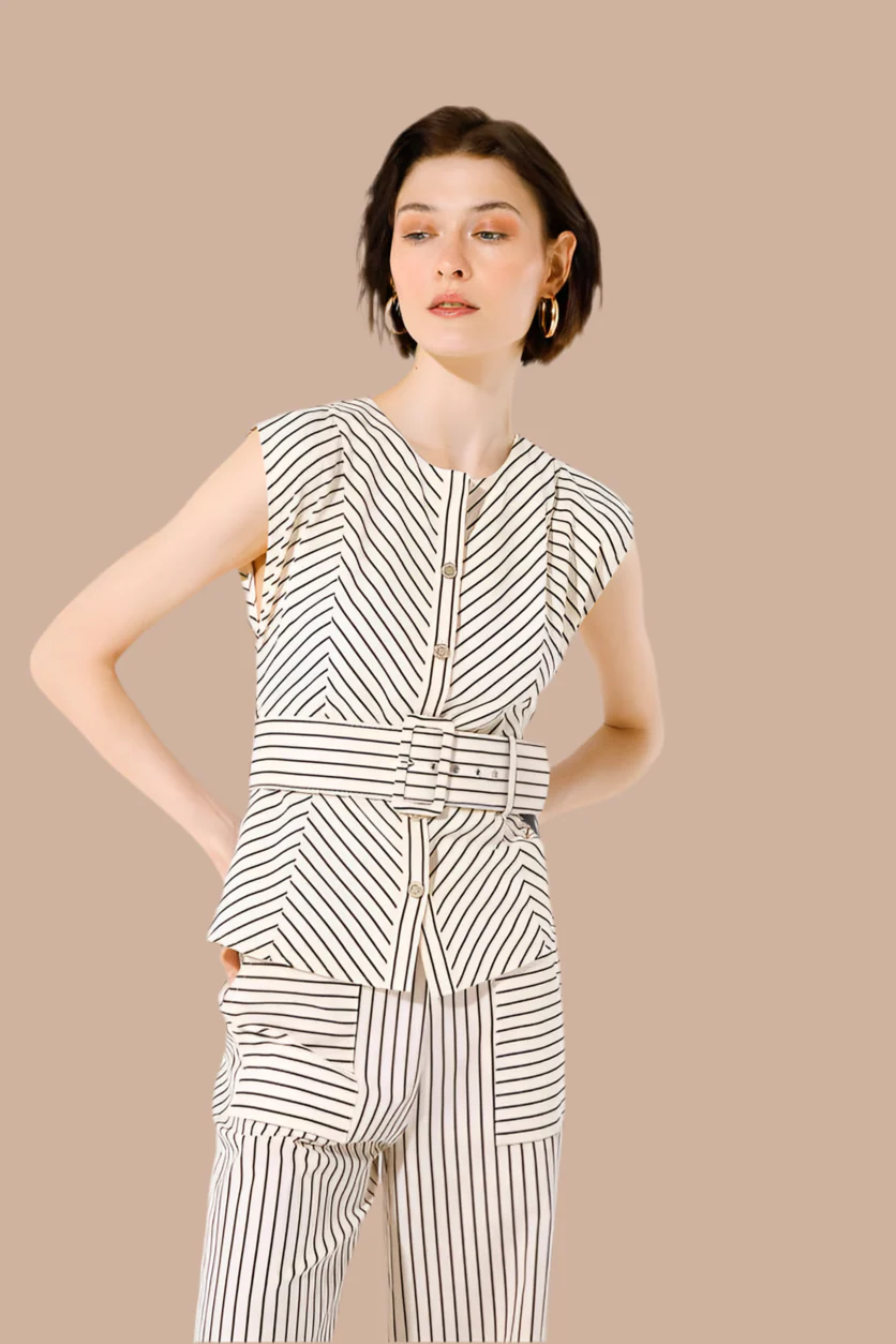 Jambo stripe top. - Image 3