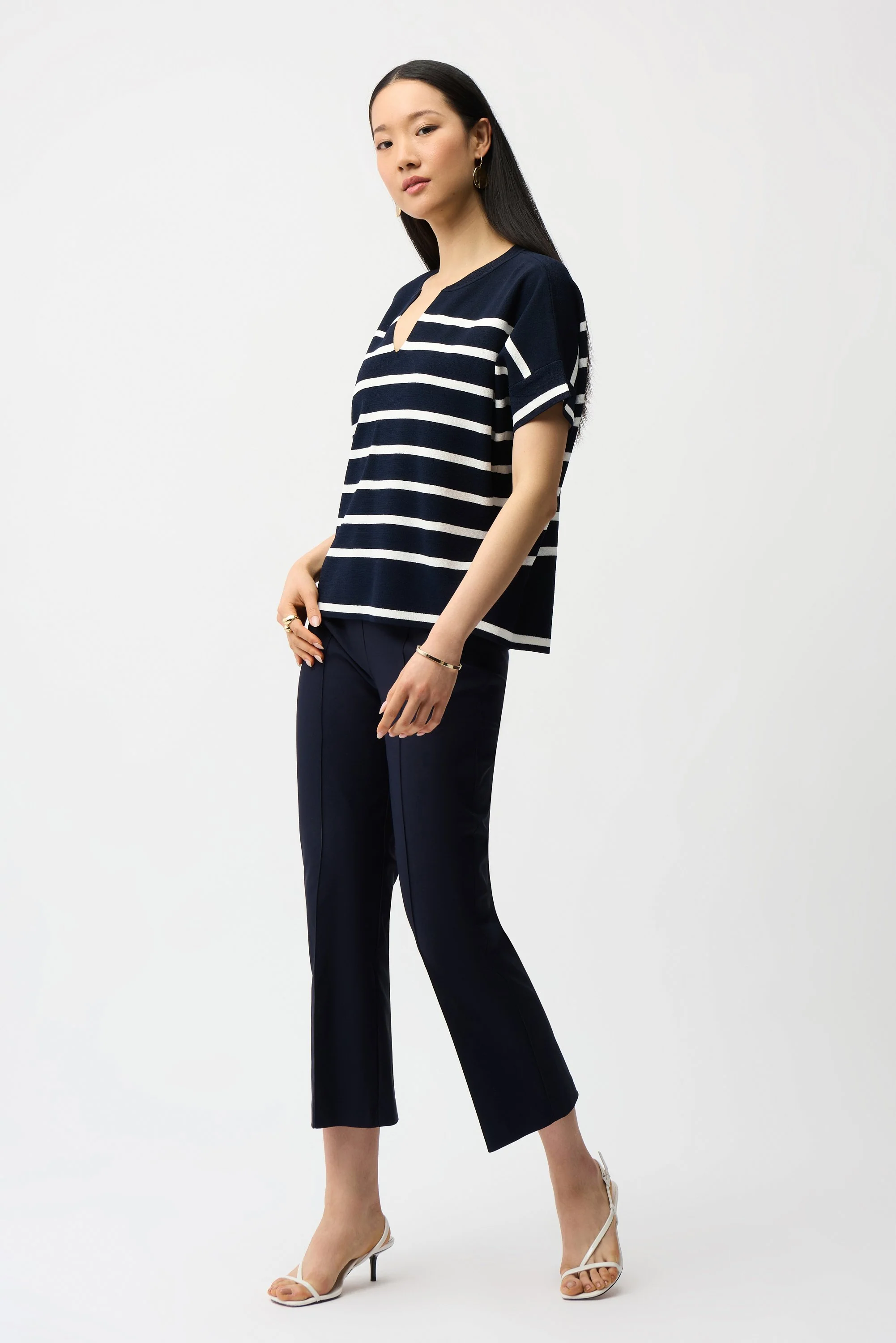 JOSEPH RIBKOFF 261082 Millennium Flare Pull-On Pants