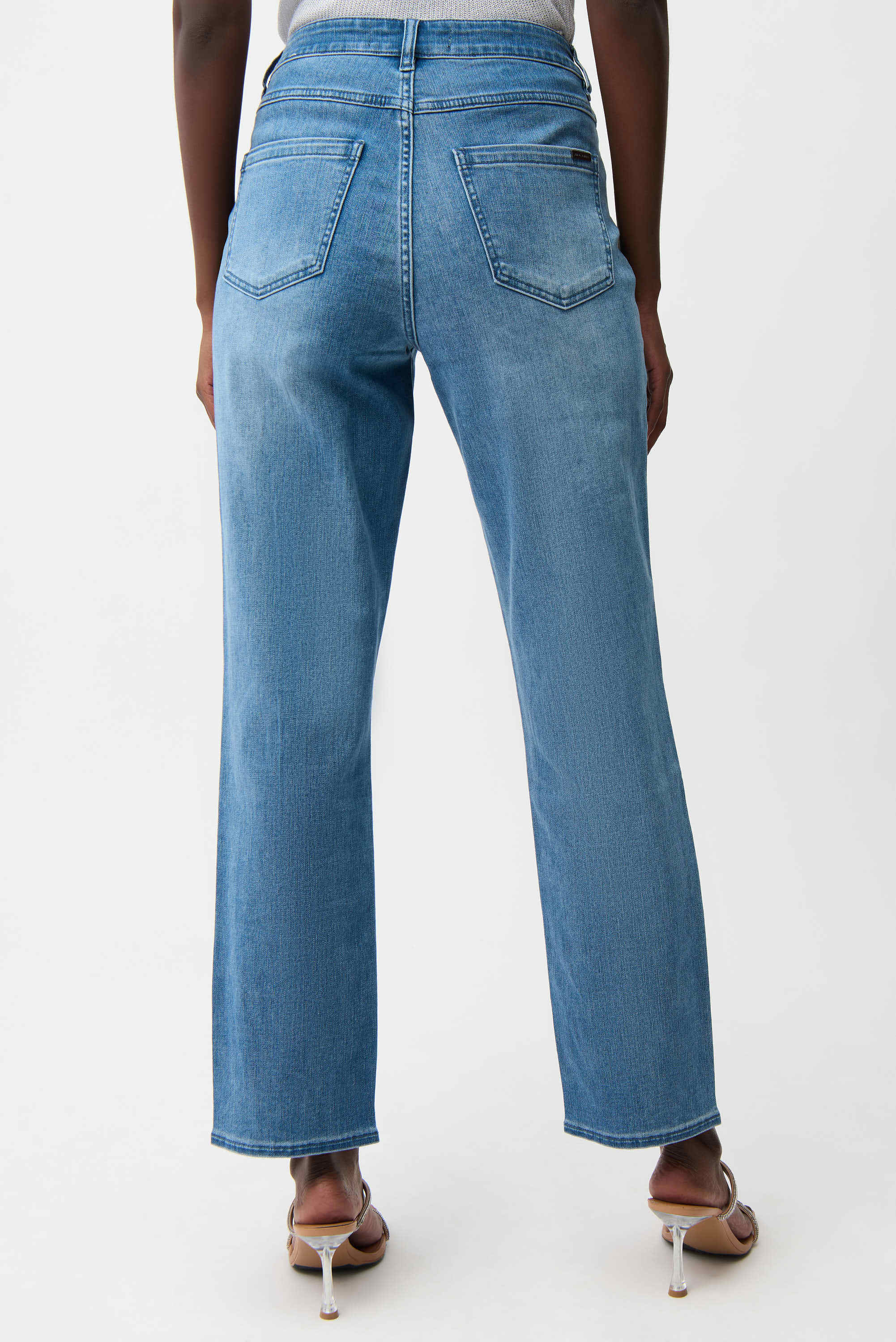 JOSEPH RIBKOFF 261954 Slim Leg Jeans With Rhinestone Detail - Image 4