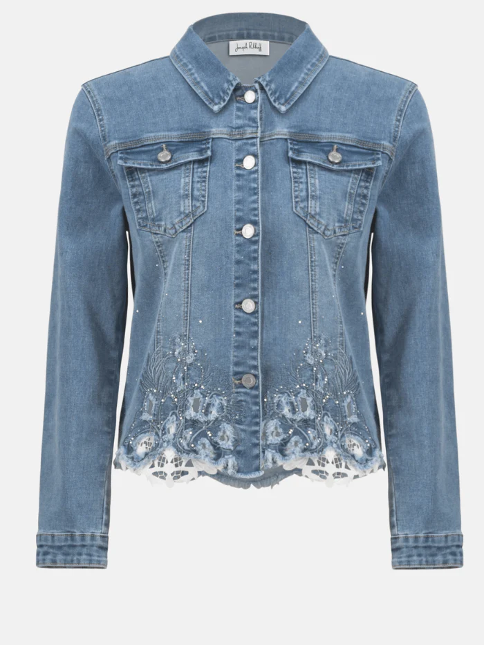 Joseph Ribkoff Denim Jacket.. - Image 4