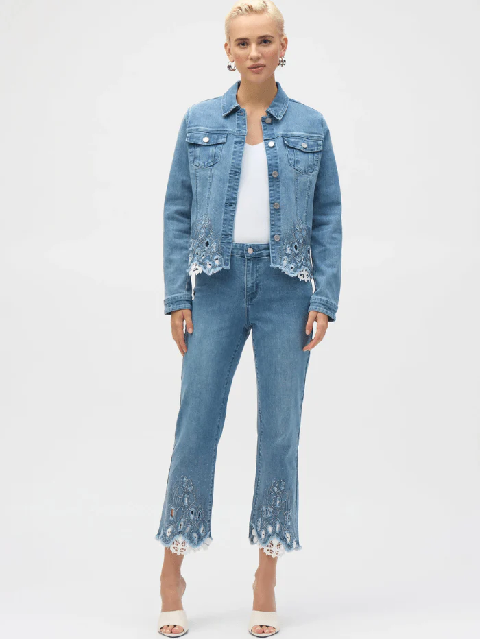 Joseph Ribkoff Denim Jacket.. - Image 6