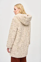 Joseph Ribkoff - Faux Cream Fur Reversible Coat 243903 - Image 6