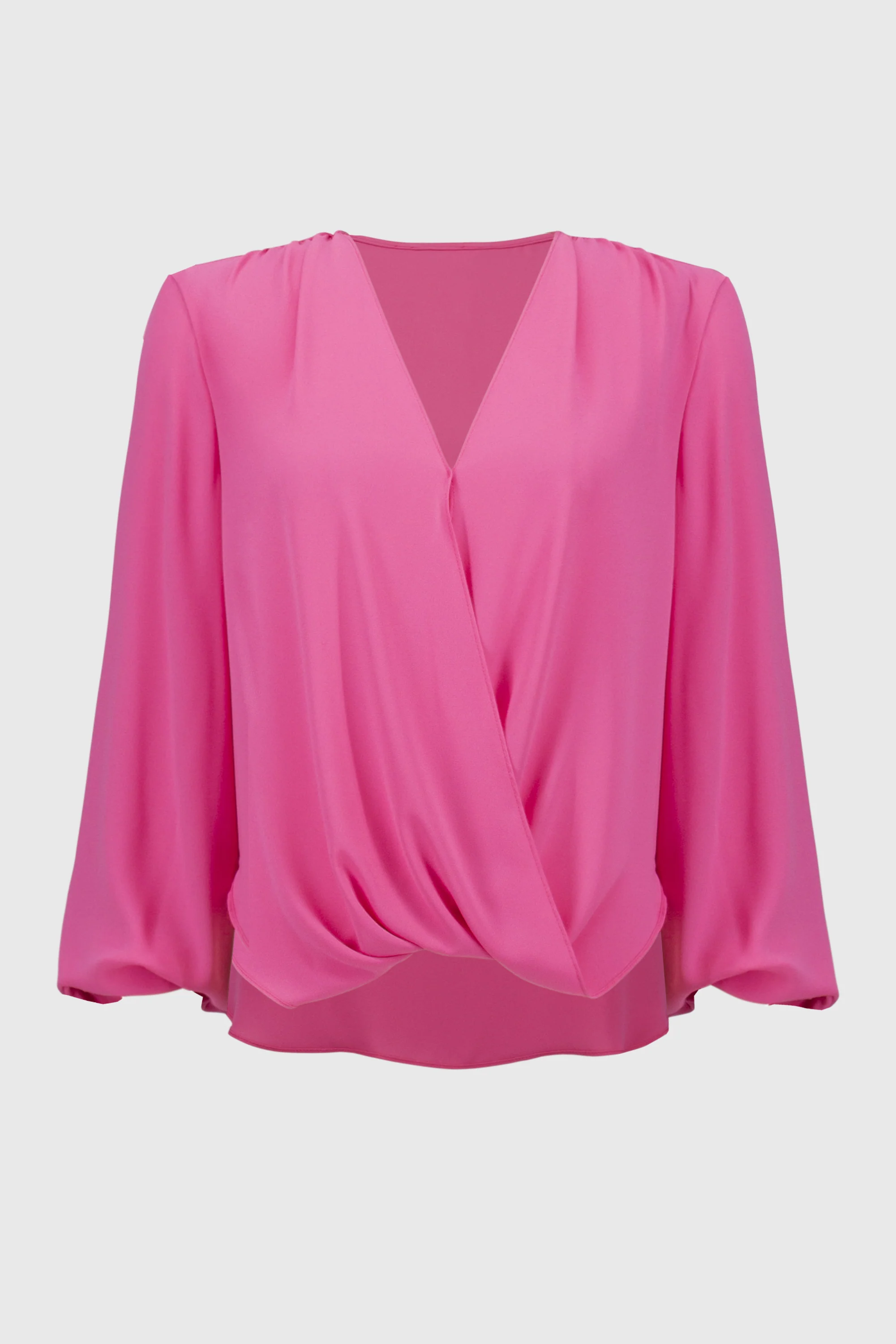 Joseph Ribkoff Georgette Boxy Wrap Top 251172 - Image 5