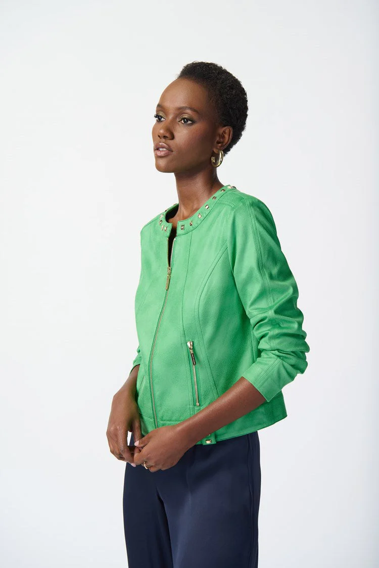 Joseph ribkoff green jacket 2419094 - Image 4