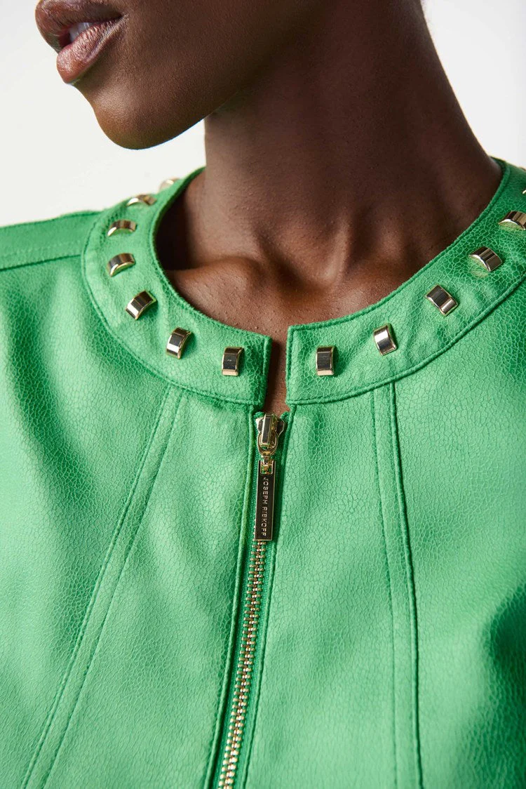 Joseph ribkoff green jacket 2419094 - Image 5