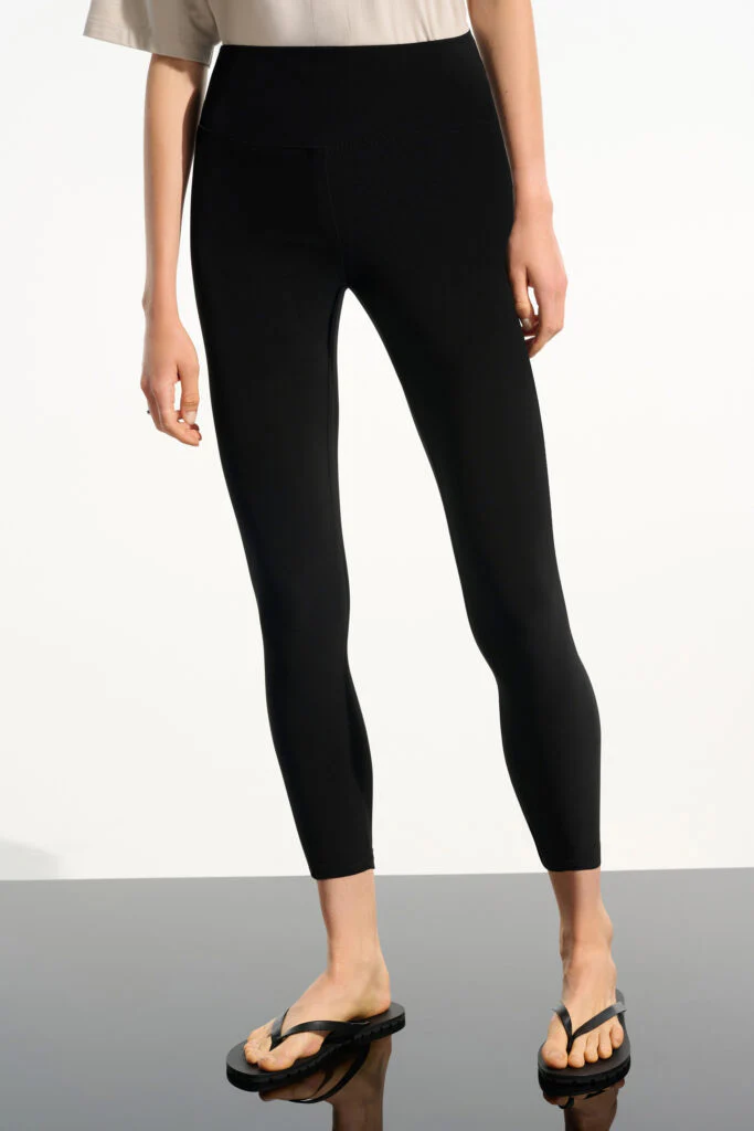 JOSEPH RIBKOFF HIGH-WAISTED LEGGINGS IN BLACK 261619 - Image 2
