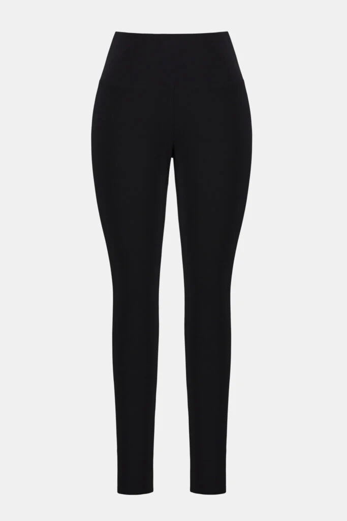 JOSEPH RIBKOFF HIGH-WAISTED LEGGINGS IN BLACK 261619 - Image 4