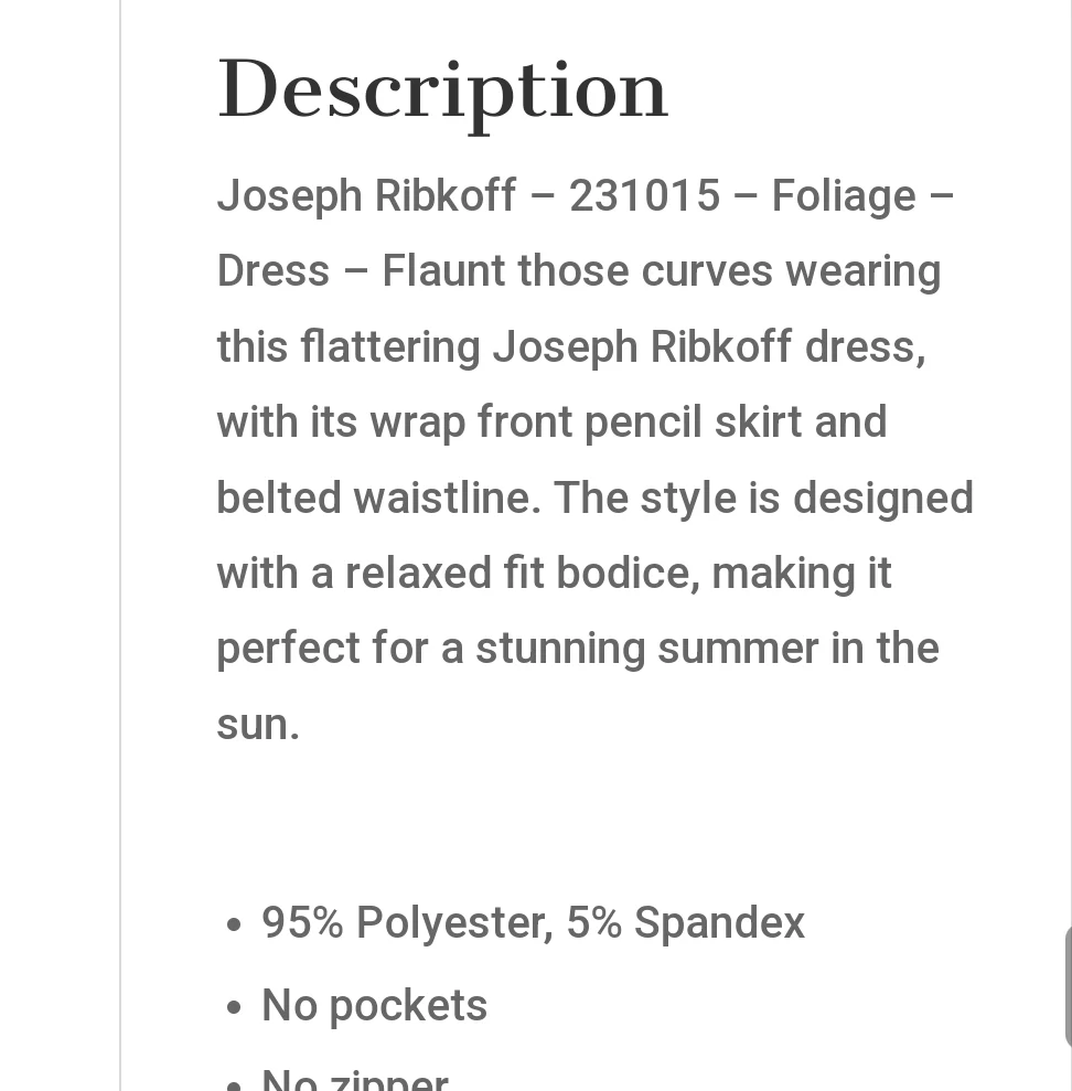 Joseph ribkoff navy evening dress - Image 5
