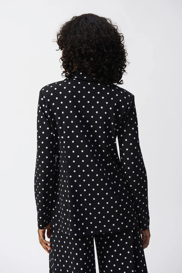 Joseph Ribkoff Polka Dot Blazer 251051 - Image 2