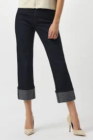 Joseph Ribkoff Rhinestone Jean in Ink 253953 - Image 3